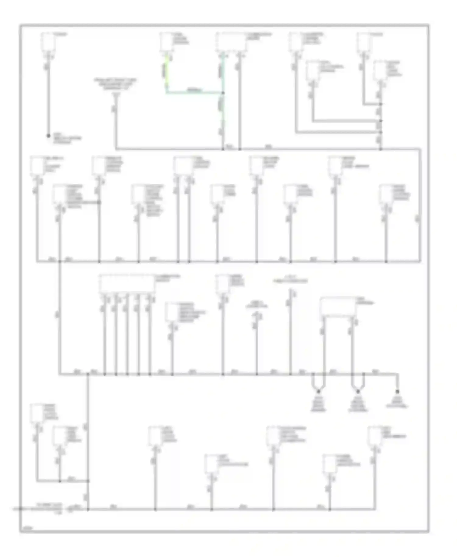SVX Subaru I (1991-1997): Ground distribution circuit (2 of 3)