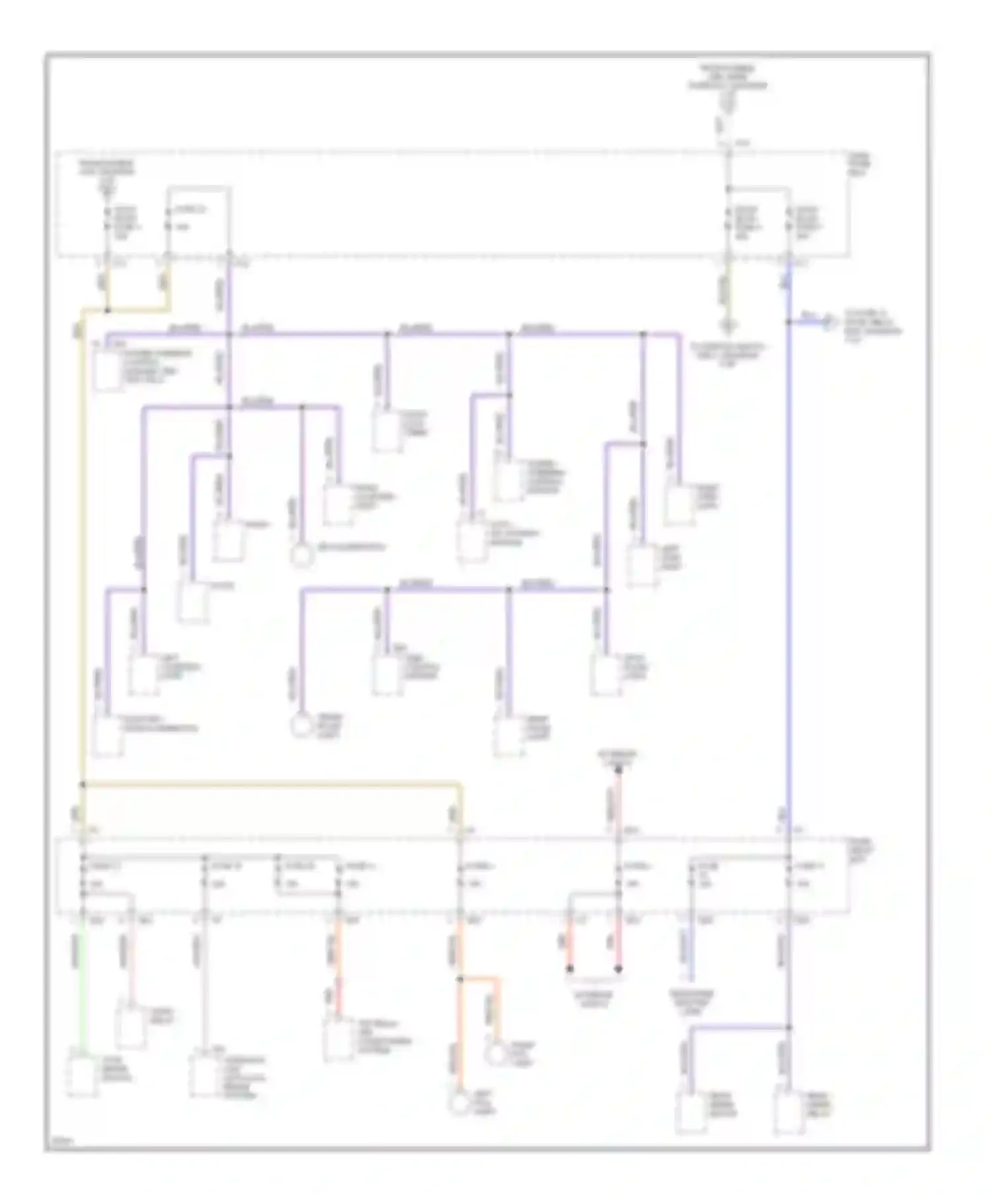 SVX Subaru I (1991-1997): Power distribution circuit (2 of 5)