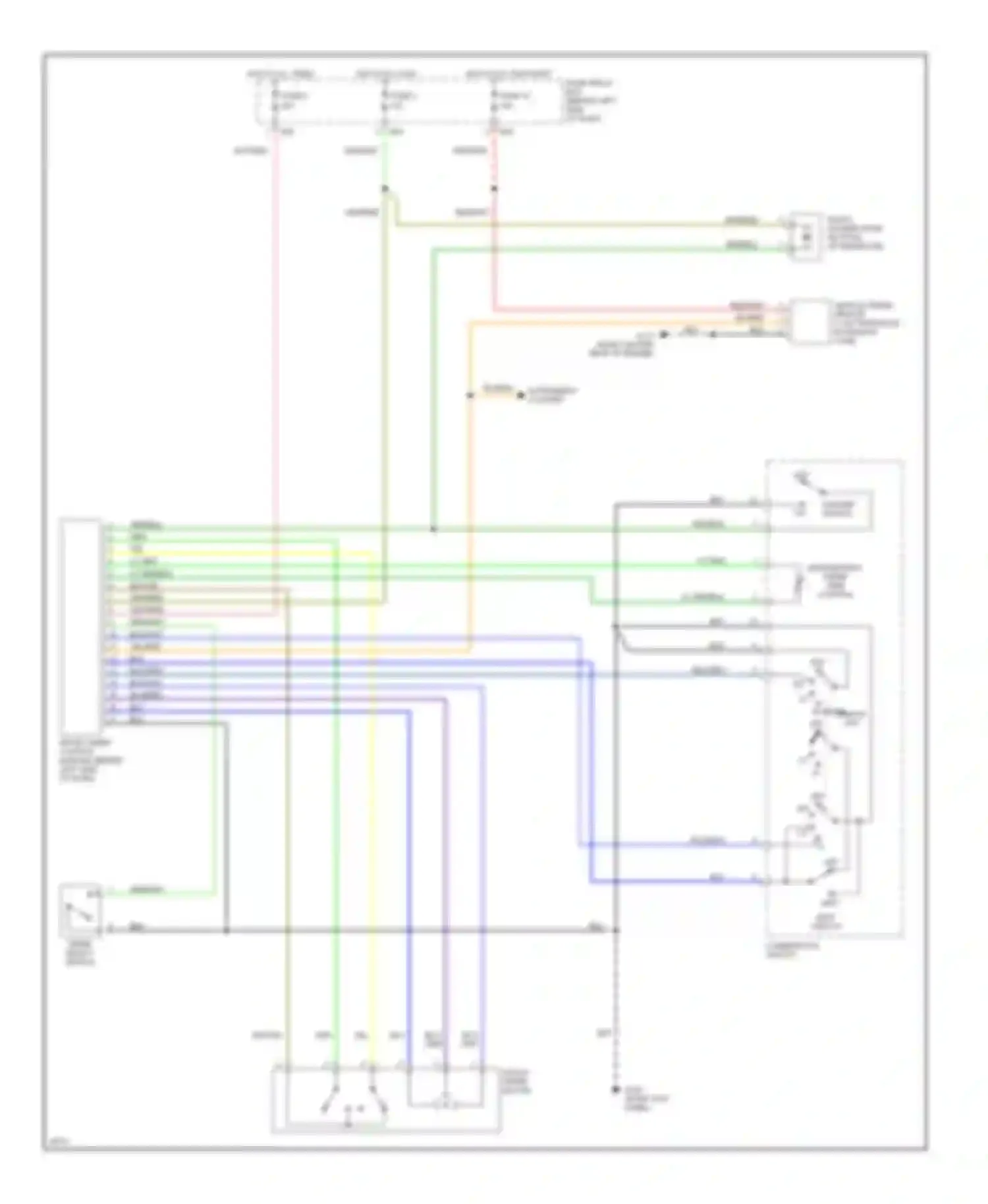 SVX Subaru I (1991-1997): Front wiper/washer circuit