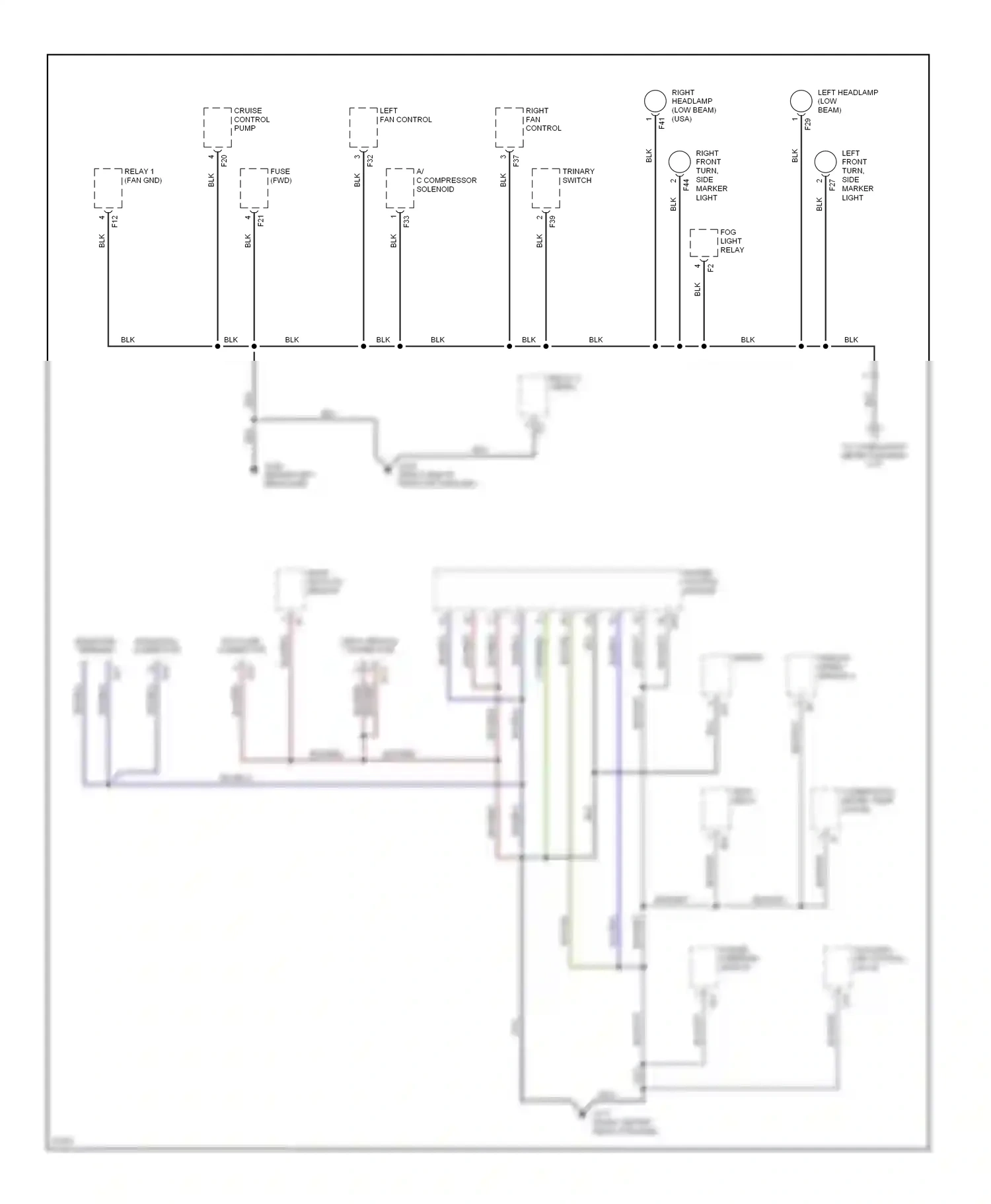 Subaru SVX I (1991-1997) engine control module wiring diagram  (1 of 1)