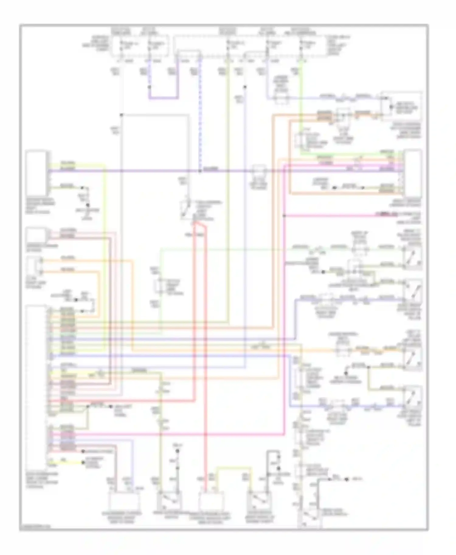 Tribeca Subaru WX facelift (2007-2014): Anti-theft circuit