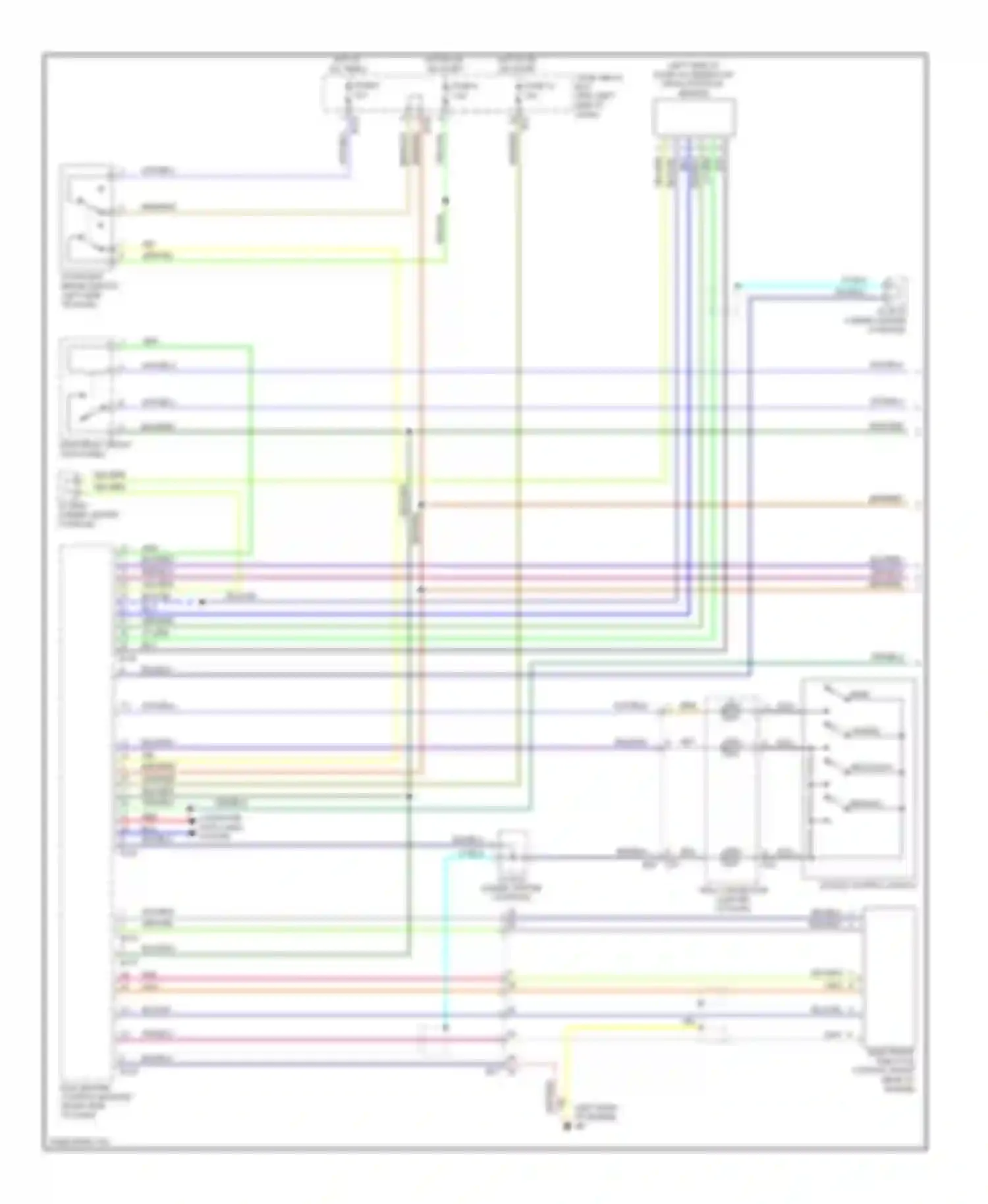 Wiring diagram computer data lines system for Subaru Tribeca WX facelift (2007-2014) (4 of 15)
