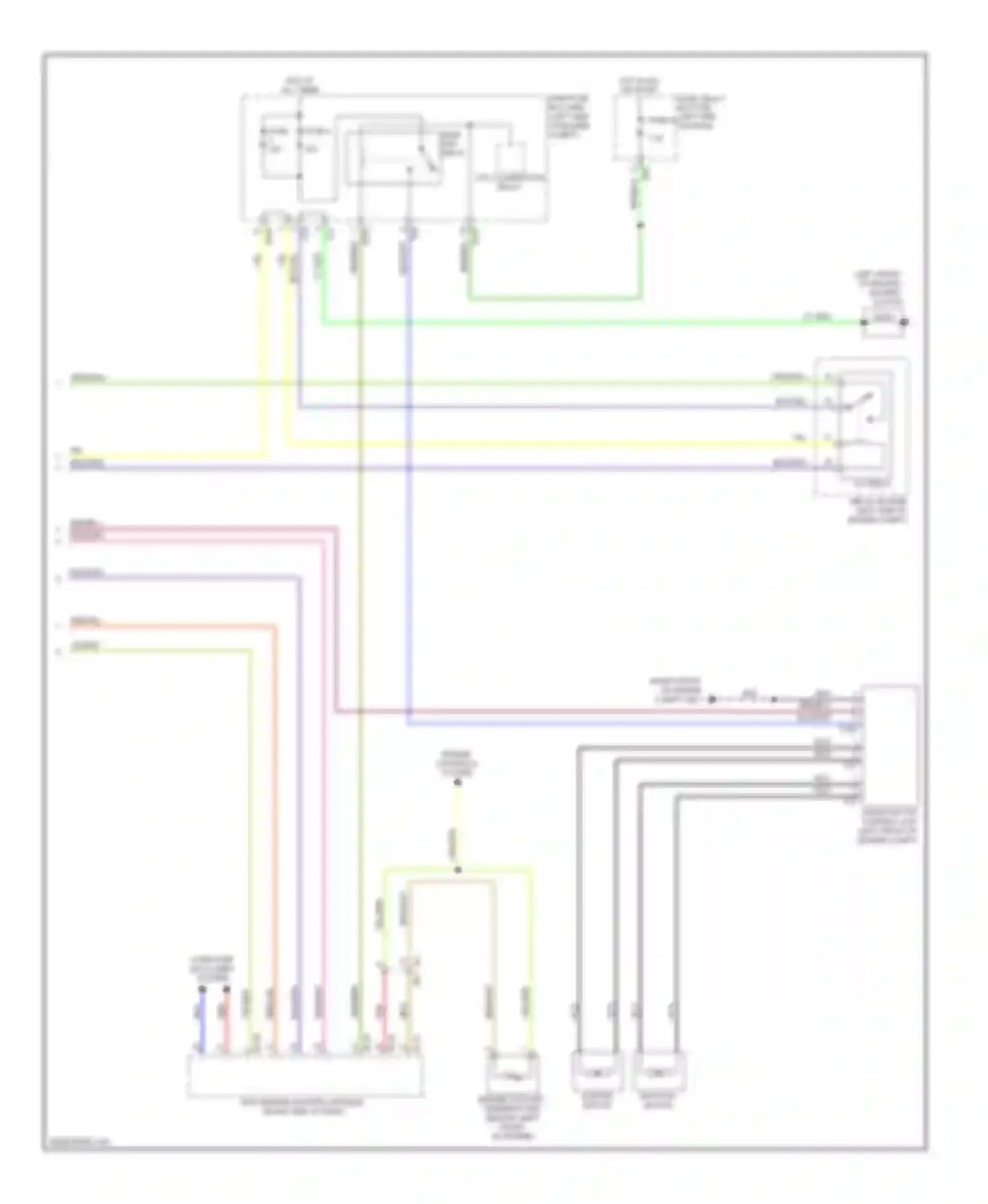 Wiring diagram computer data lines system for Subaru Tribeca WX facelift (2007-2014) (6 of 15)