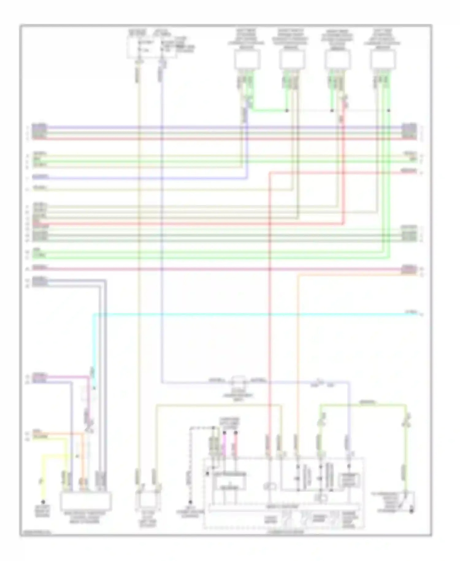 Wiring diagram computer data lines system for Subaru Tribeca WX facelift (2007-2014) (10 of 15)