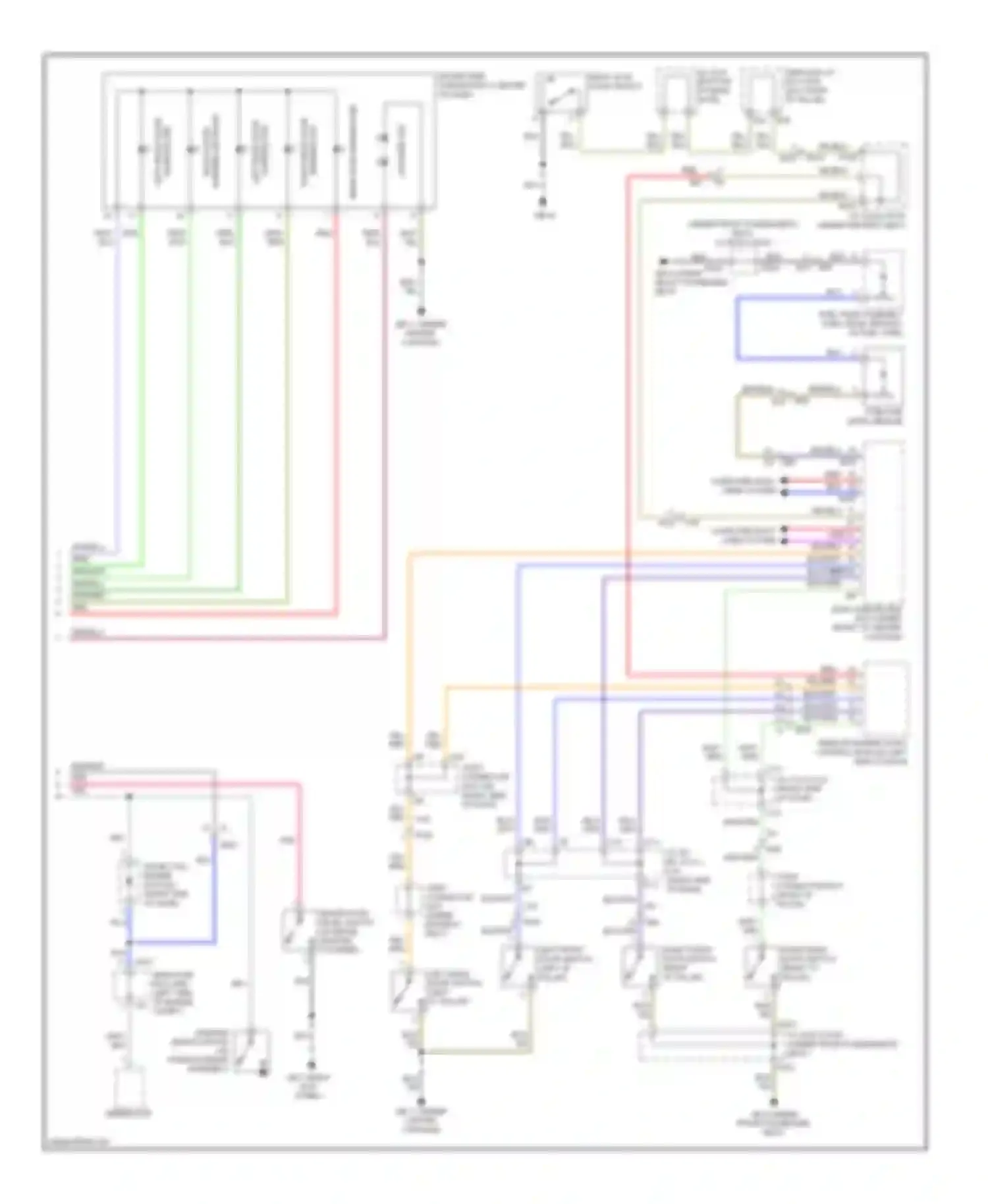 Wiring diagram computer data lines system for Subaru Tribeca WX facelift (2007-2014) (12 of 15)