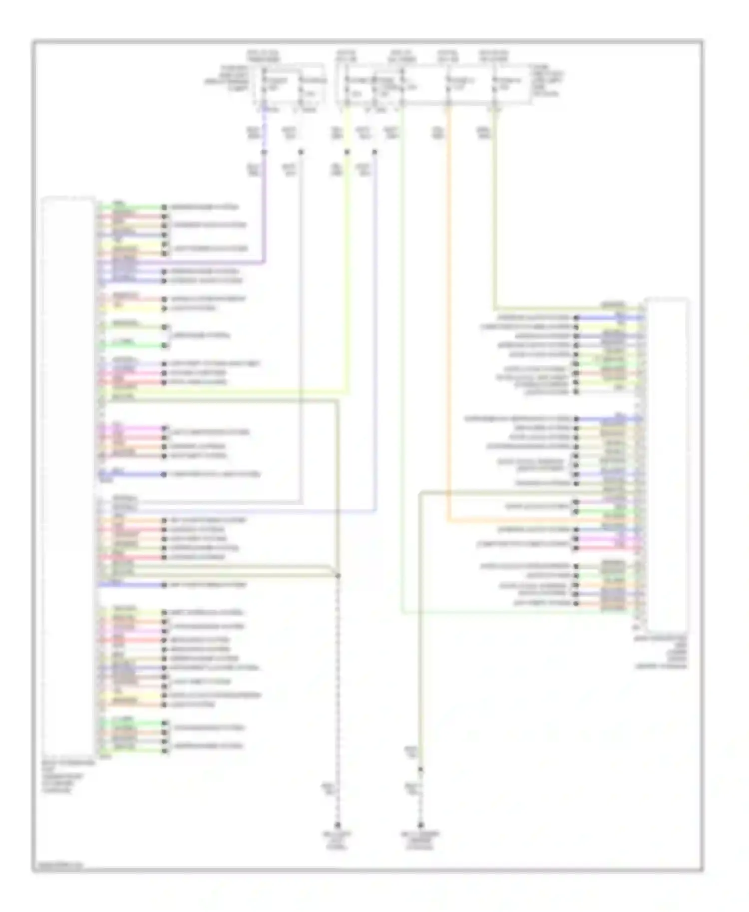 Wiring diagram defogger system for Subaru Tribeca WX facelift (2007-2014) (1 of 2)