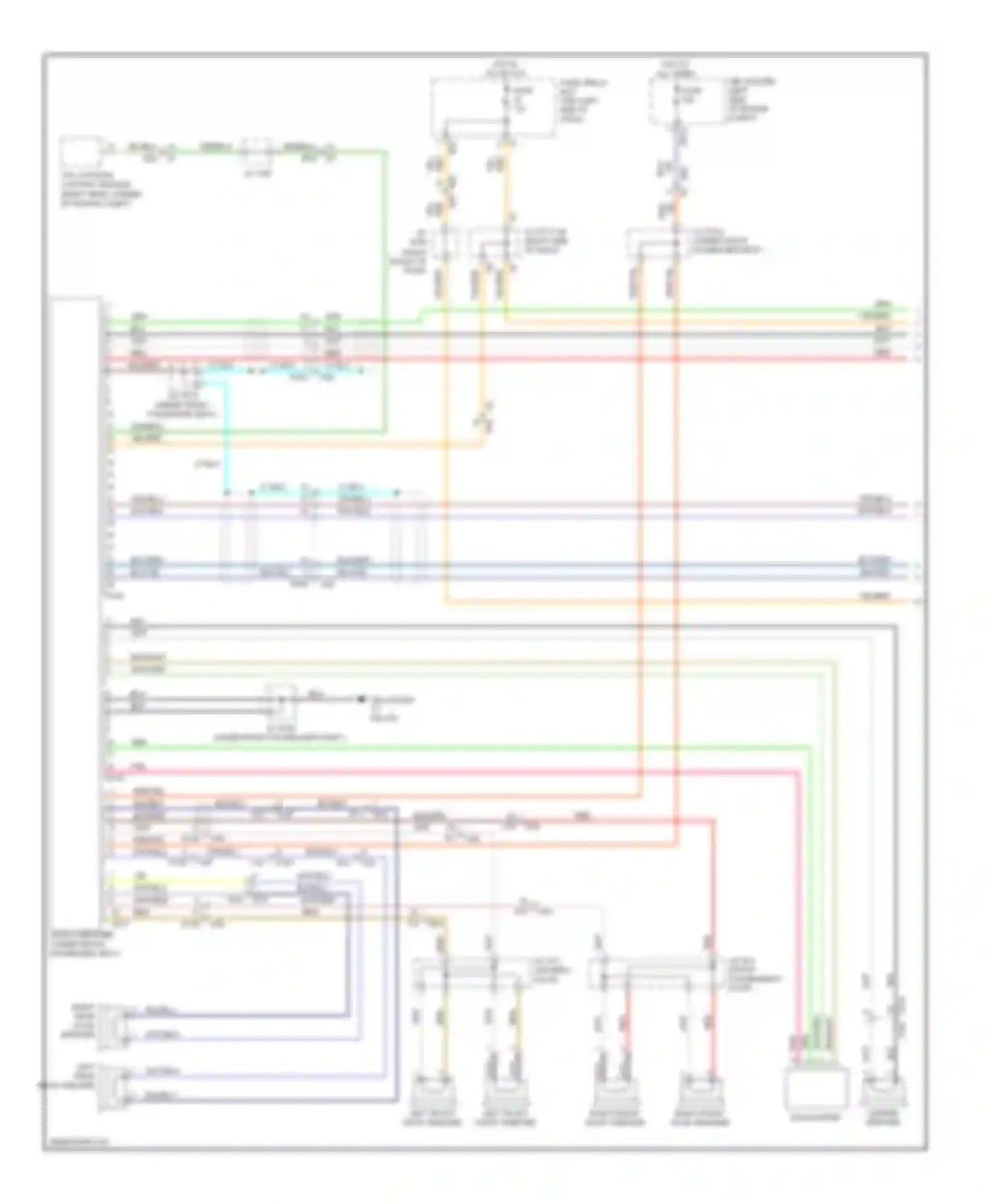 Wiring diagram vdc control control module for Subaru Tribeca WX facelift (2007-2014) (1 of 4)