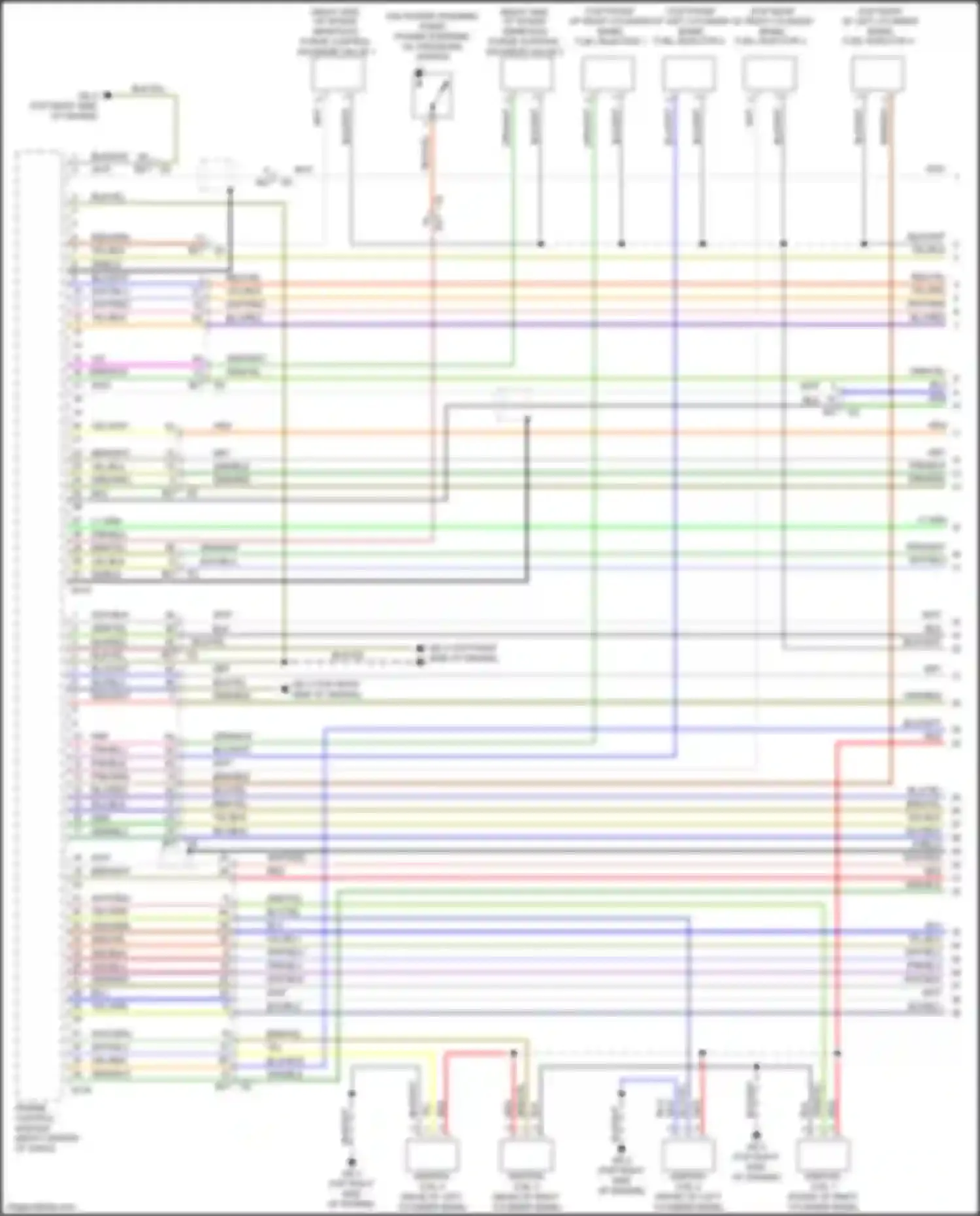 WRX STI Subaru VA facelift (2016-2021): Wiring diagram engine performance 2.5l turbo (1 of 7)