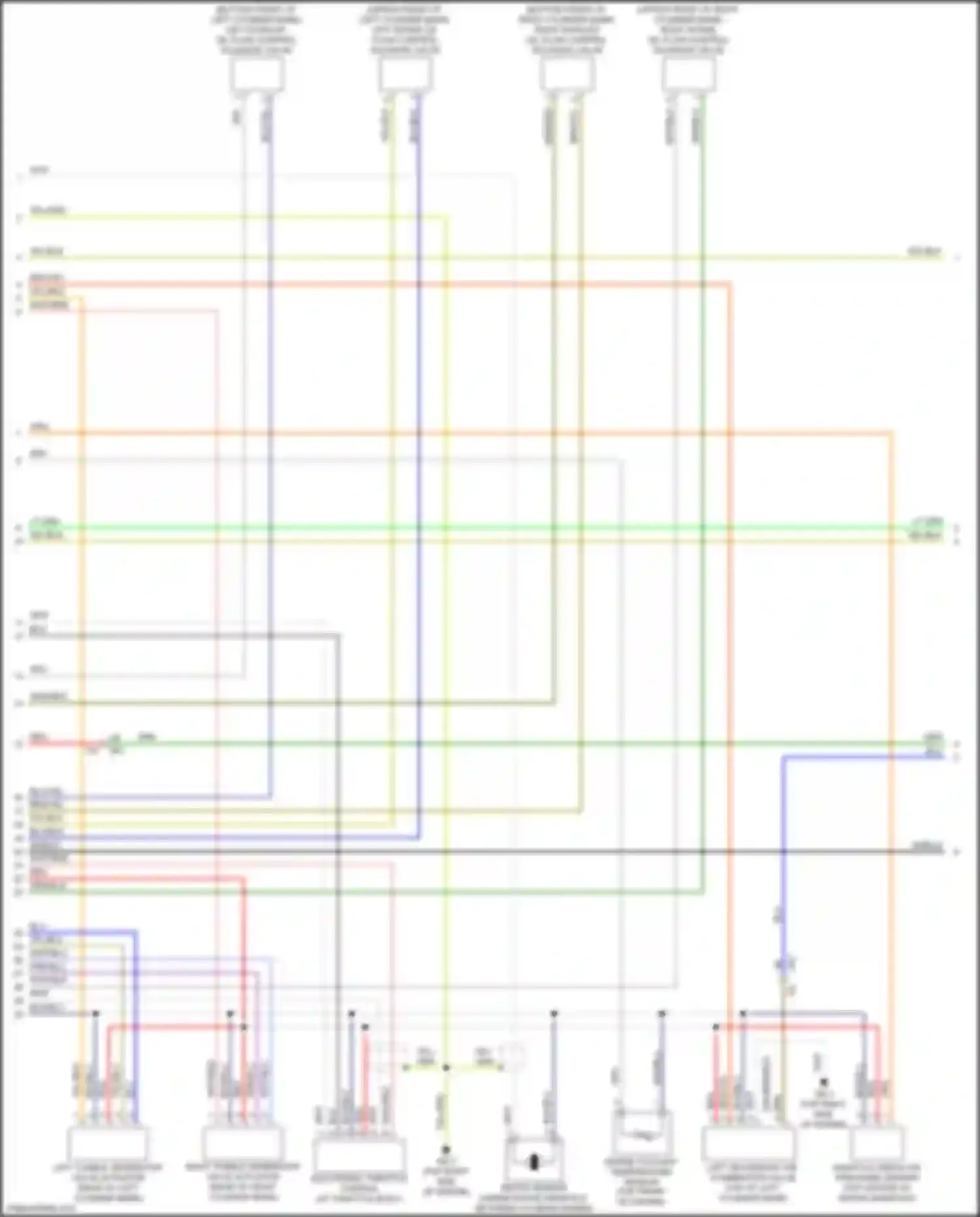 WRX STI Subaru VA facelift (2016-2021): Wiring diagram engine performance 2.5l turbo (3 of 7)