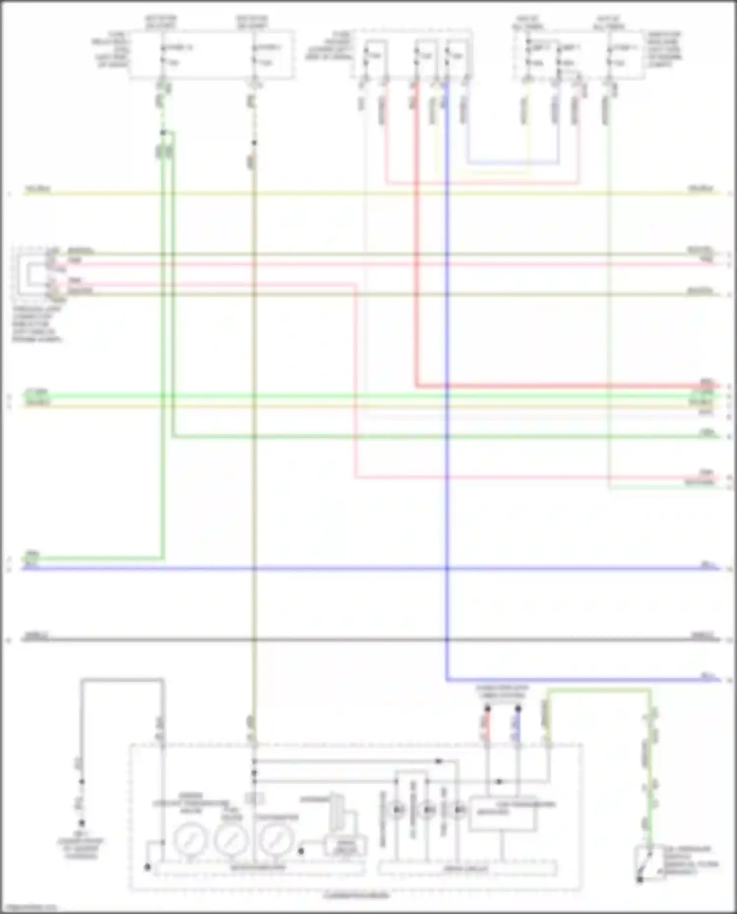 WRX STI Subaru VA facelift (2016-2021): Wiring diagram engine performance 2.5l turbo (4 of 7)