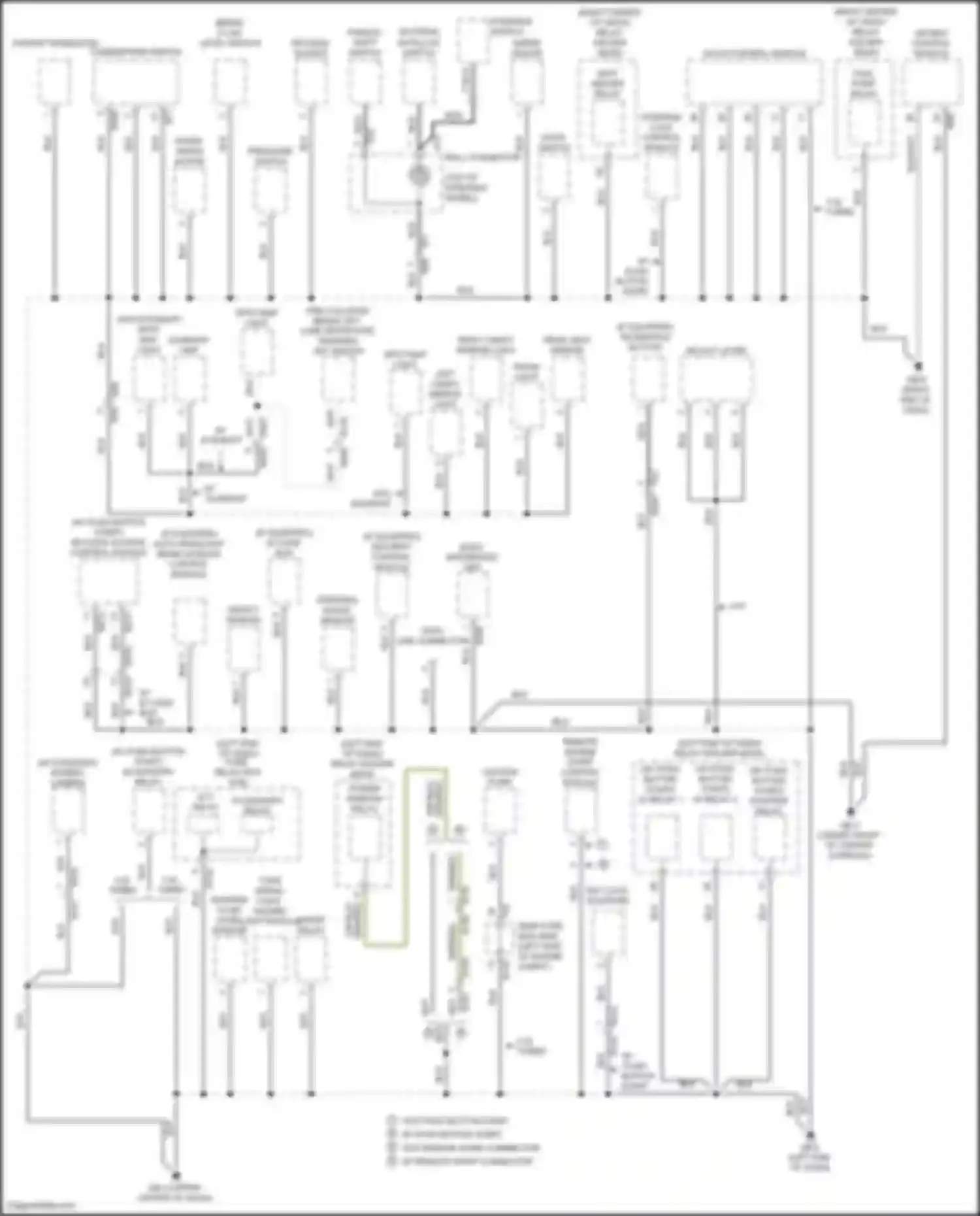 WRX STI Subaru VA facelift (2016-2021): Ground distribution circuit (2 of 4)