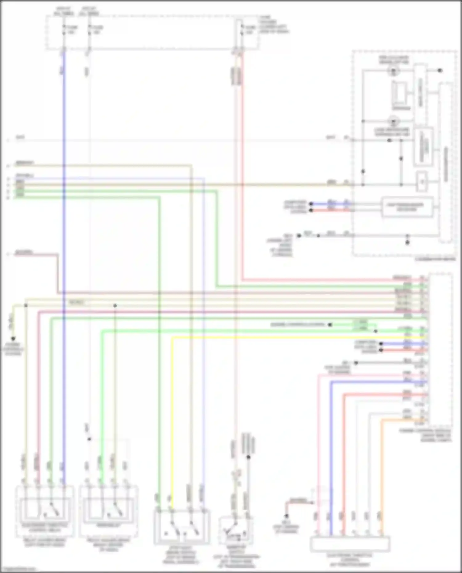 WRX STI Subaru VA facelift (2016-2021): Eyesight circuit (2 of 2)