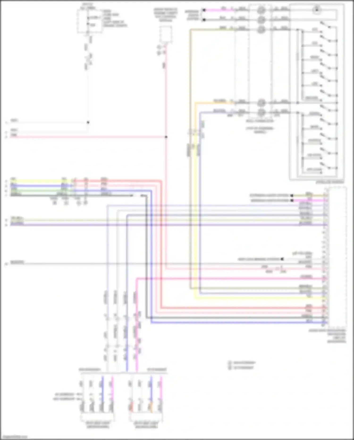WRX STI Subaru VA facelift (2016-2021): Navigation circuit, w/o telematics (3 of 3)
