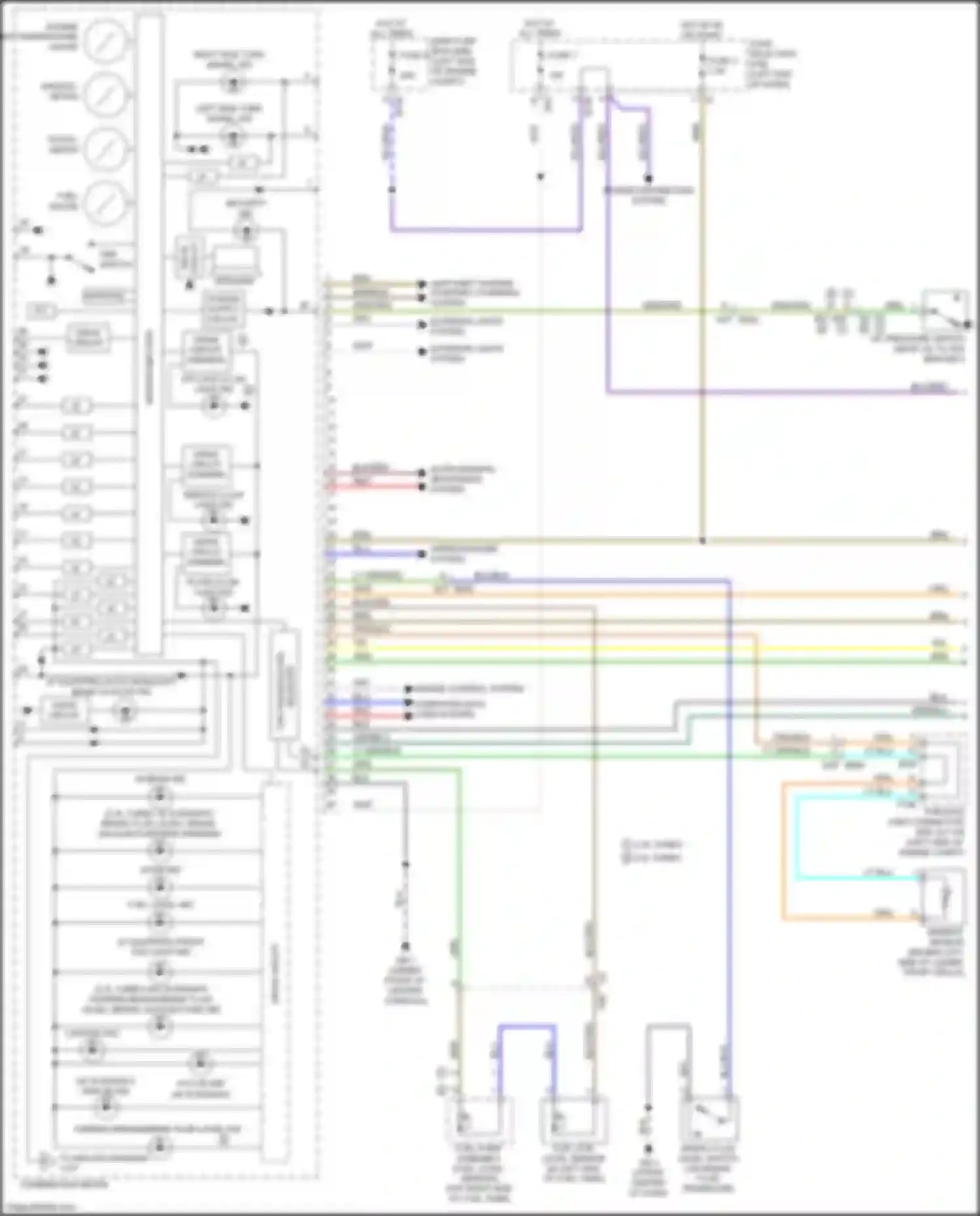 Wiring diagram ambient sensor for Subaru WRX STI VA facelift (2016-2021) (2 of 2)
