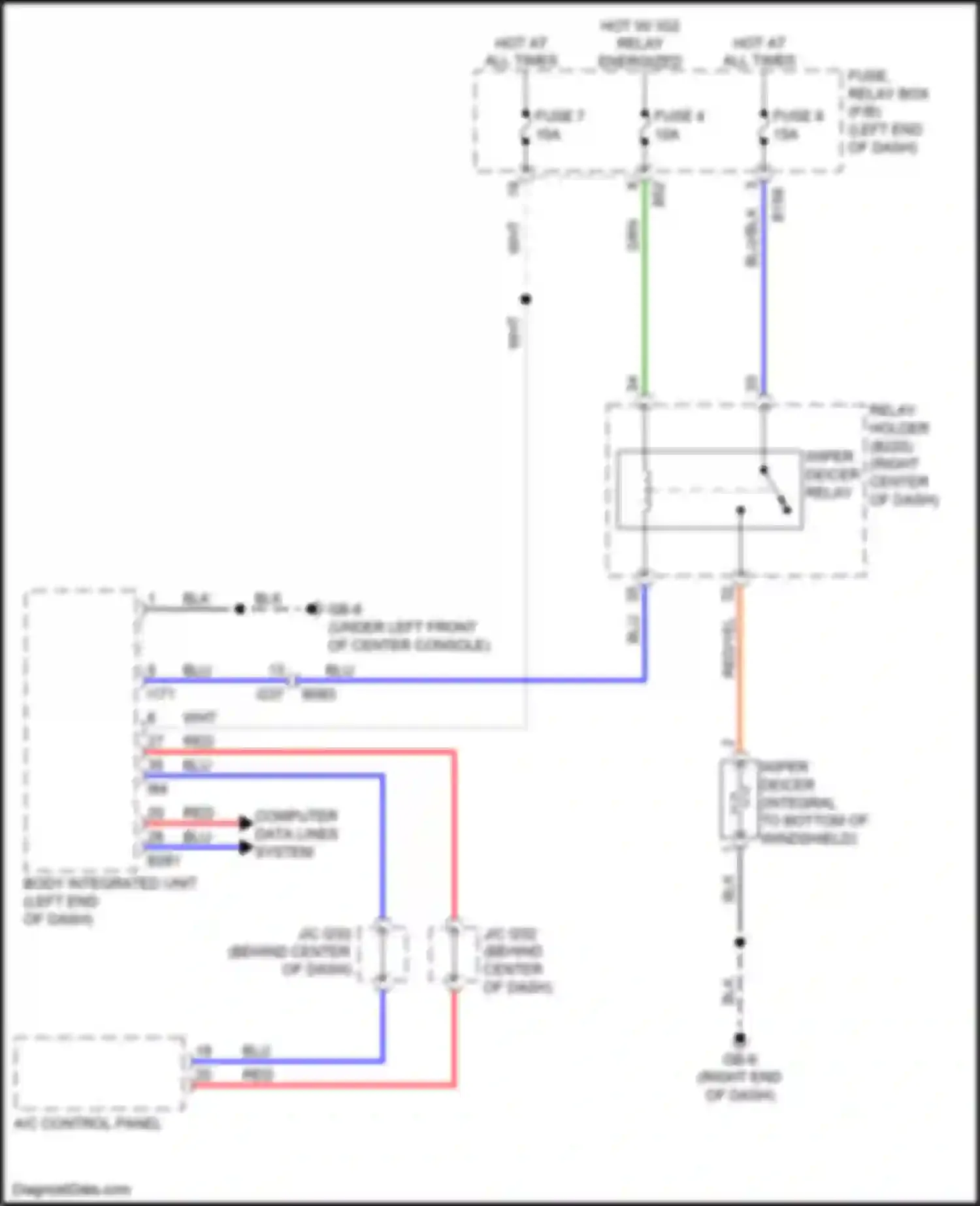 Wiring diagram computer data lines system for Subaru WRX STI VA facelift (2016-2021) (40 of 65)