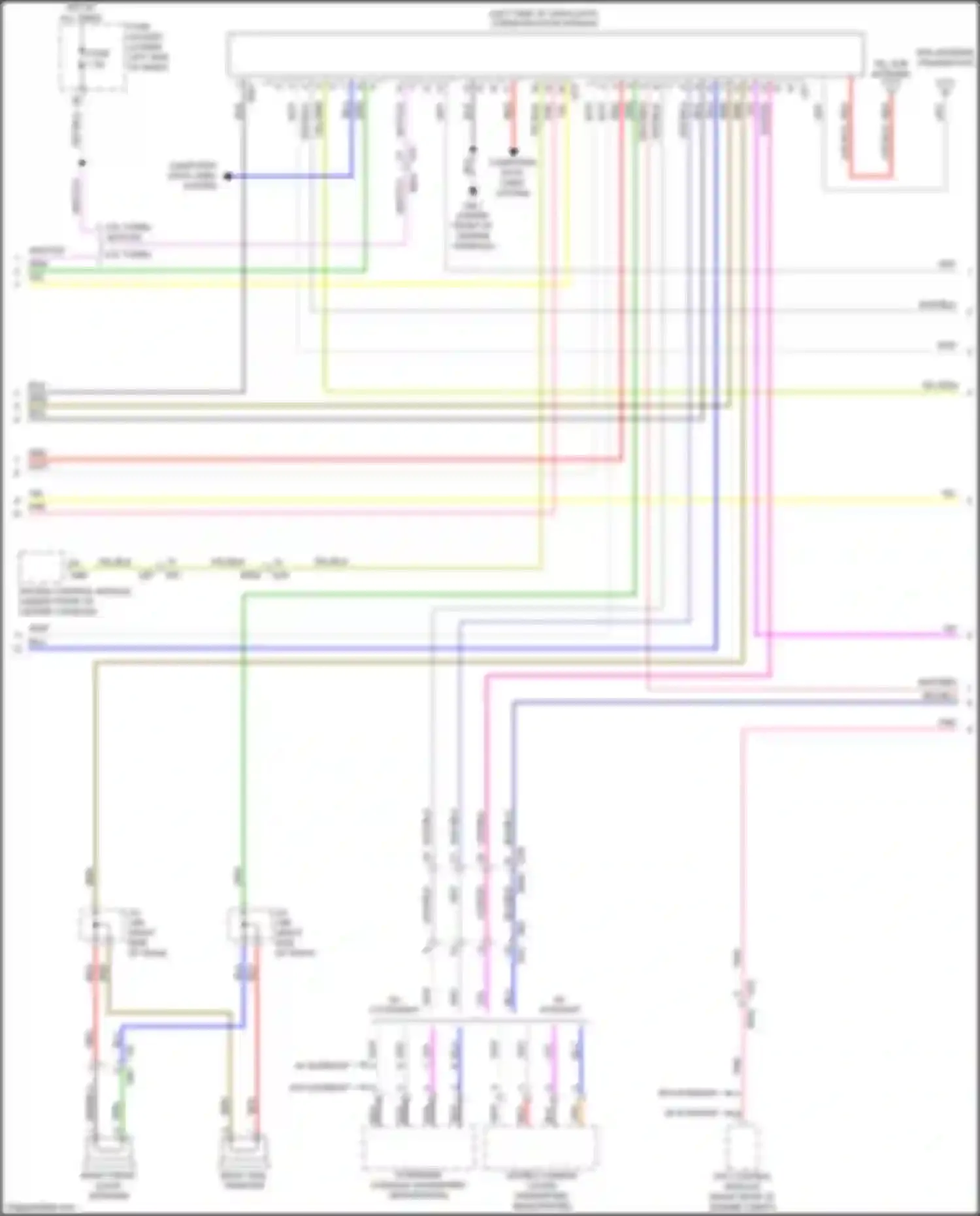 Wiring diagram computer data lines system for Subaru WRX STI VA facelift (2016-2021) (50 of 65)