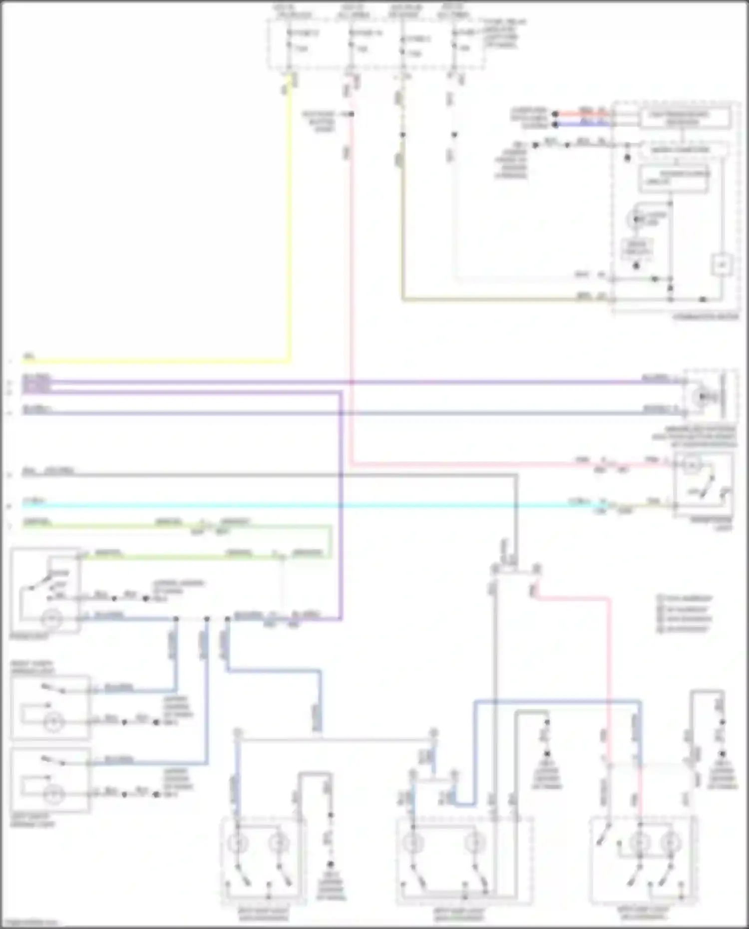 Wiring diagram computer data lines system for Subaru WRX STI VA facelift (2016-2021) (2 of 65)