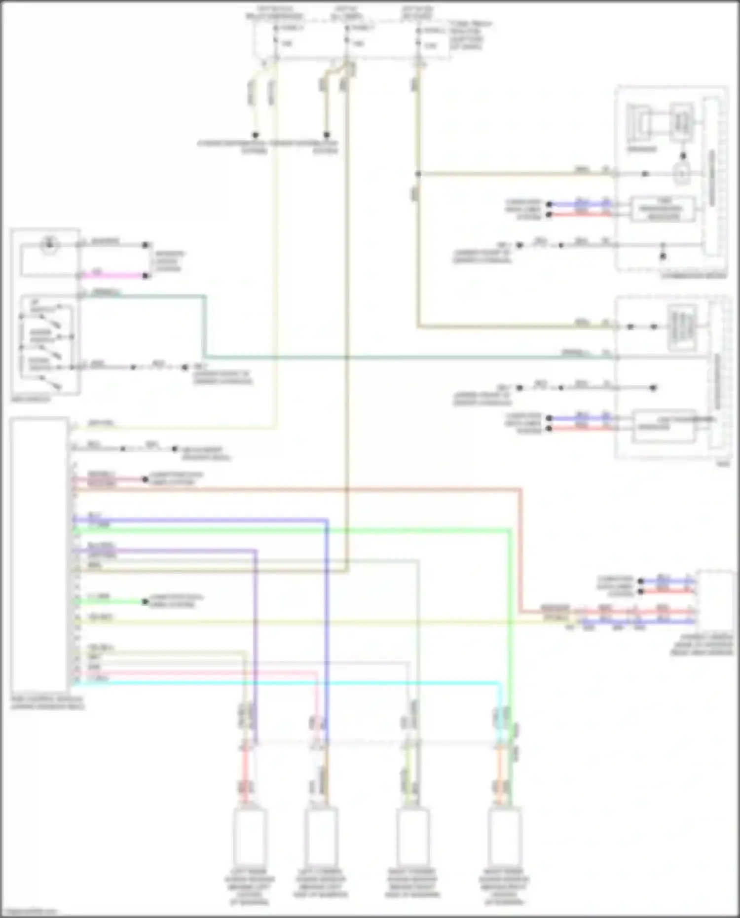 Wiring diagram computer data lines system for Subaru WRX STI VA facelift (2016-2021) (10 of 65)