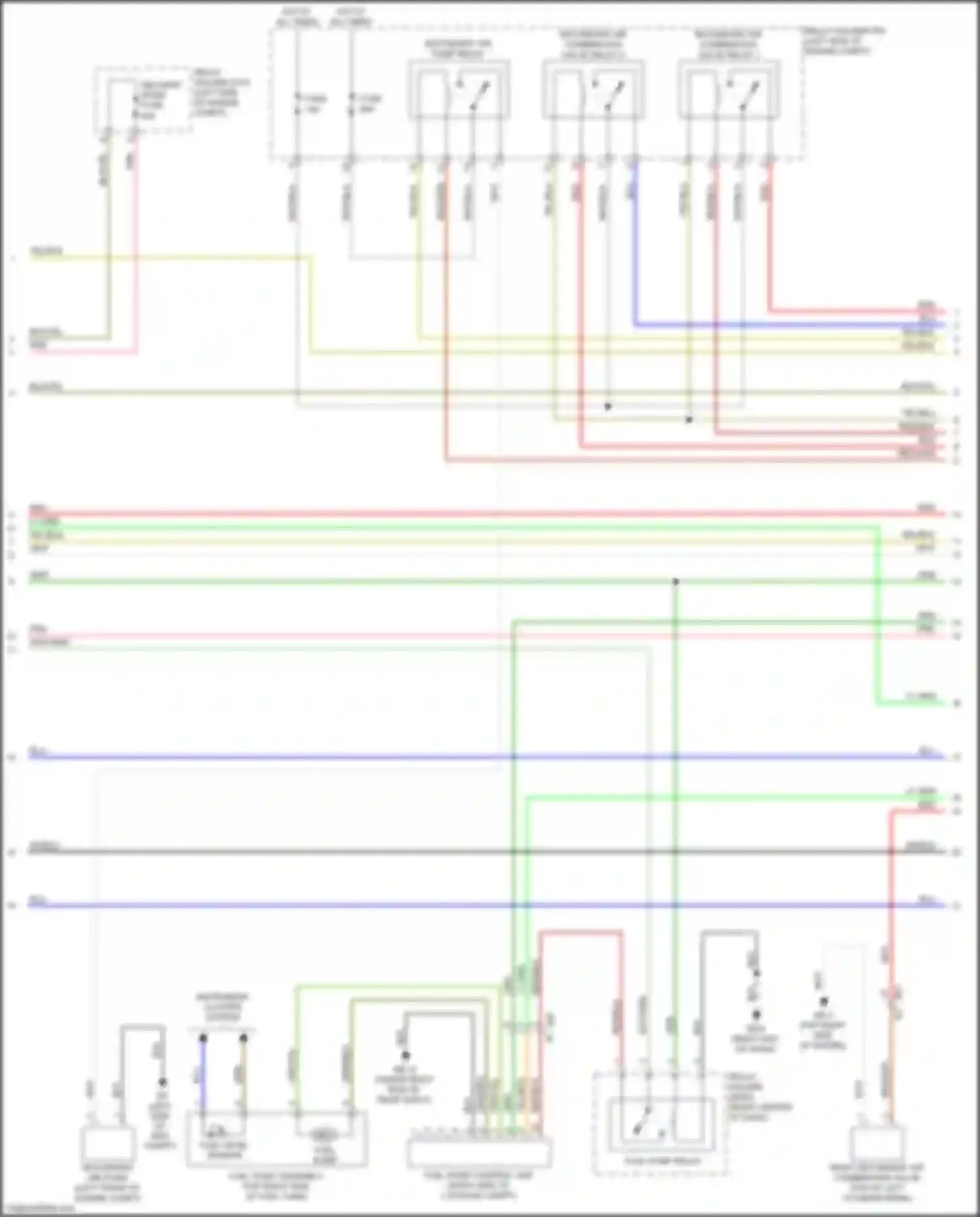 Wiring diagram delivery mode fuse for Subaru WRX STI VA facelift (2016-2021) (2 of 2)