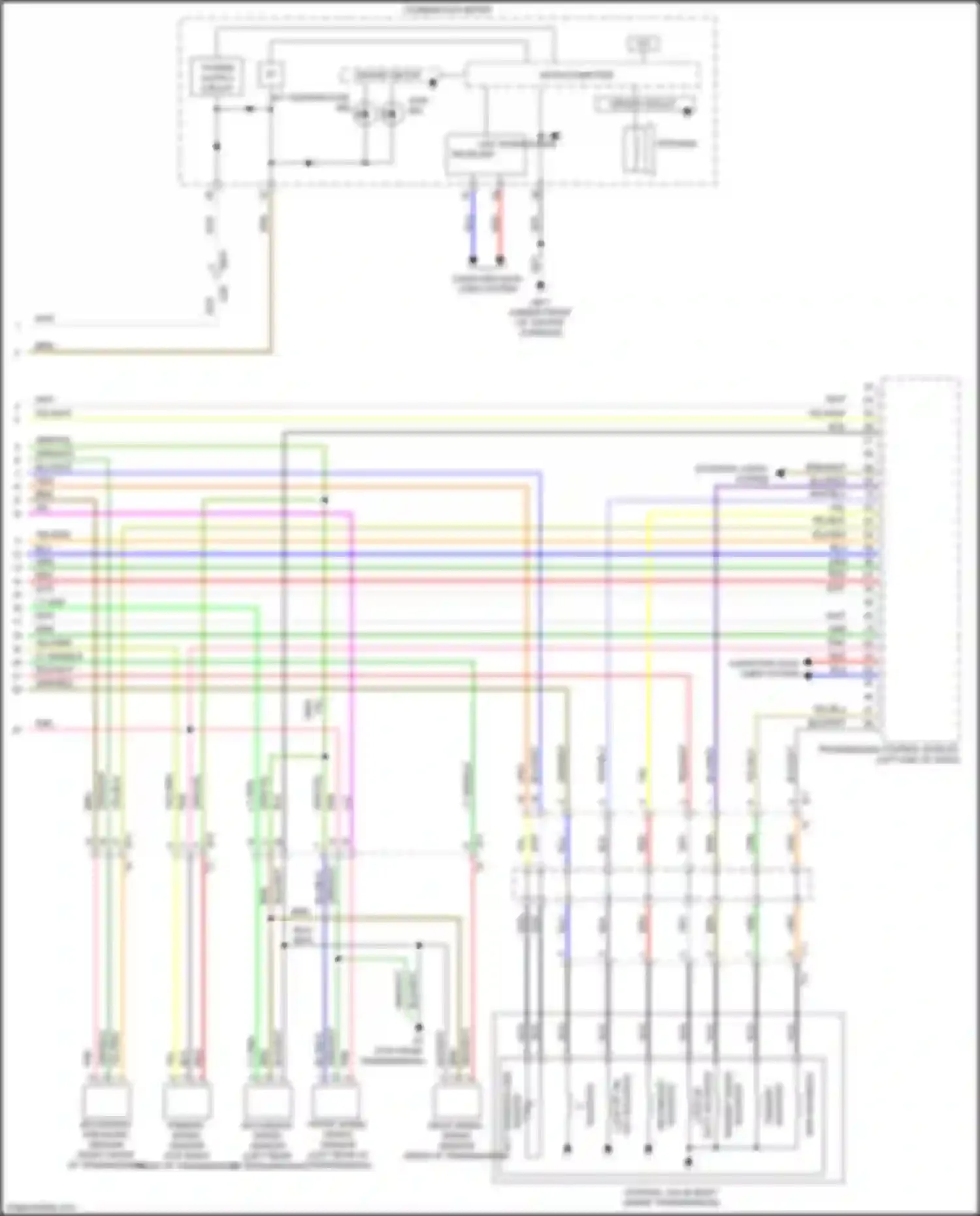 Wiring diagram driver circuit for Subaru WRX STI VA facelift (2016-2021) (4 of 5)