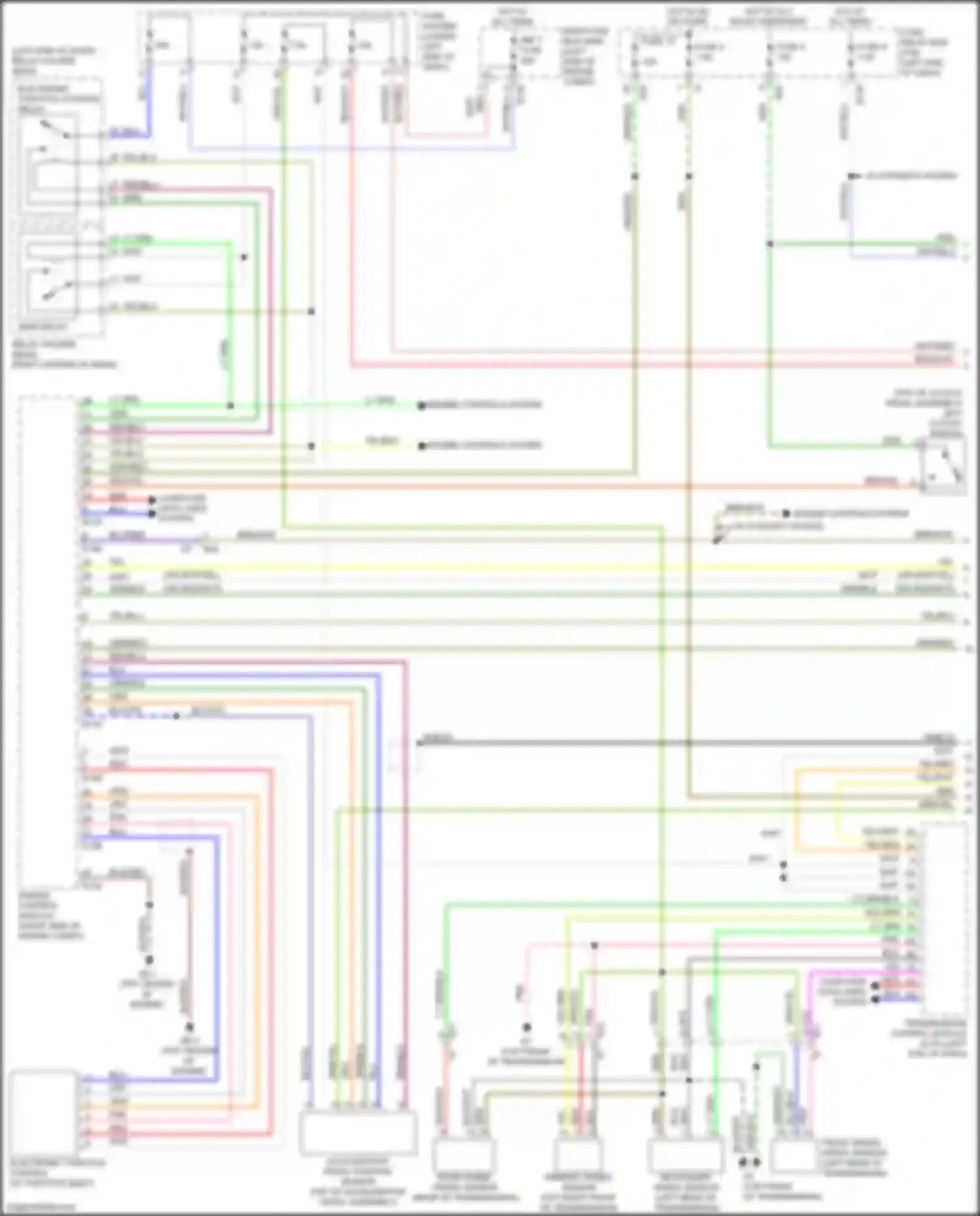 Wiring diagram front wheel speed sensor for Subaru WRX STI VA facelift (2016-2021) (1 of 3)