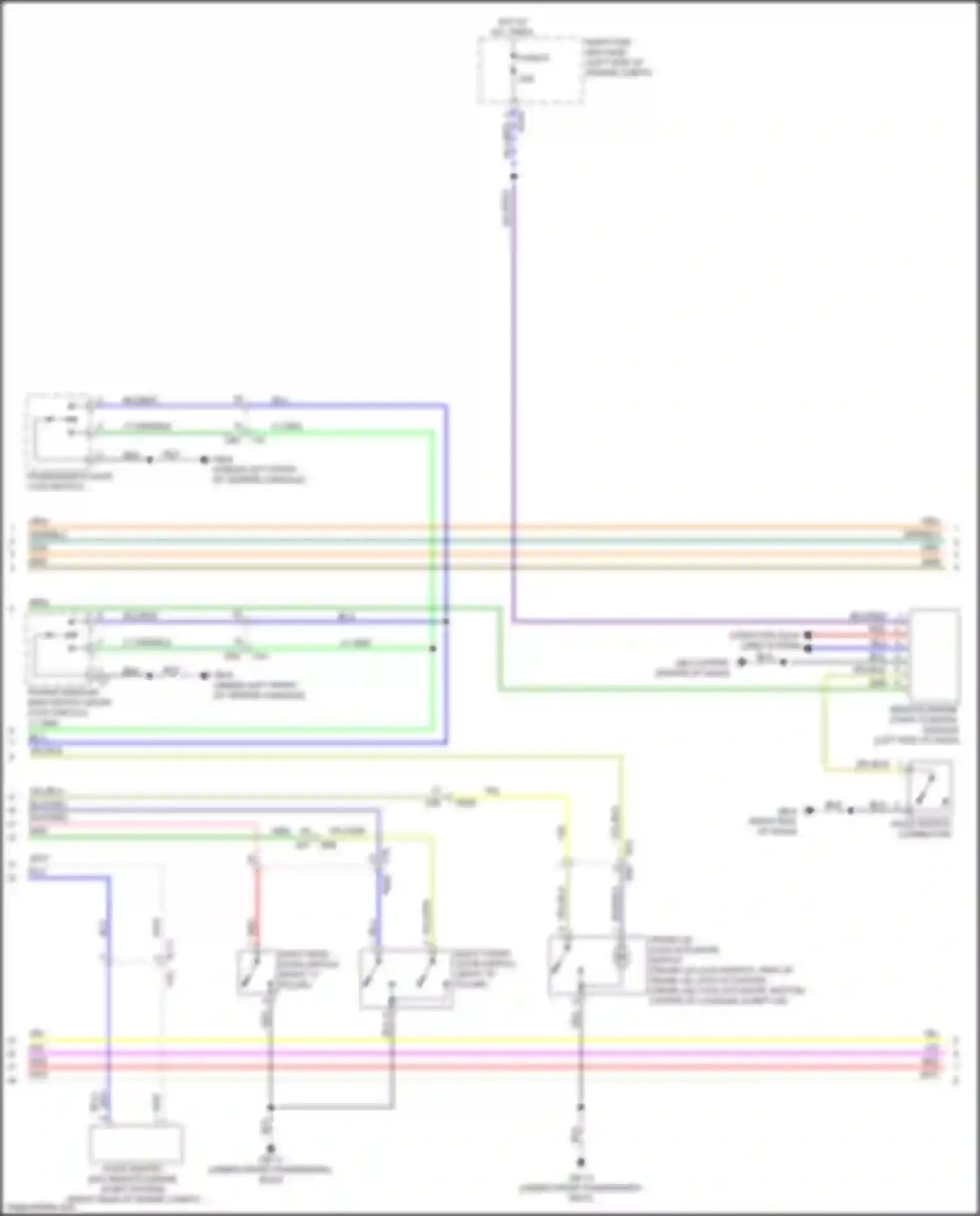 Wiring diagram hood switch connector for Subaru WRX STI VA facelift (2016-2021) (1 of 4)