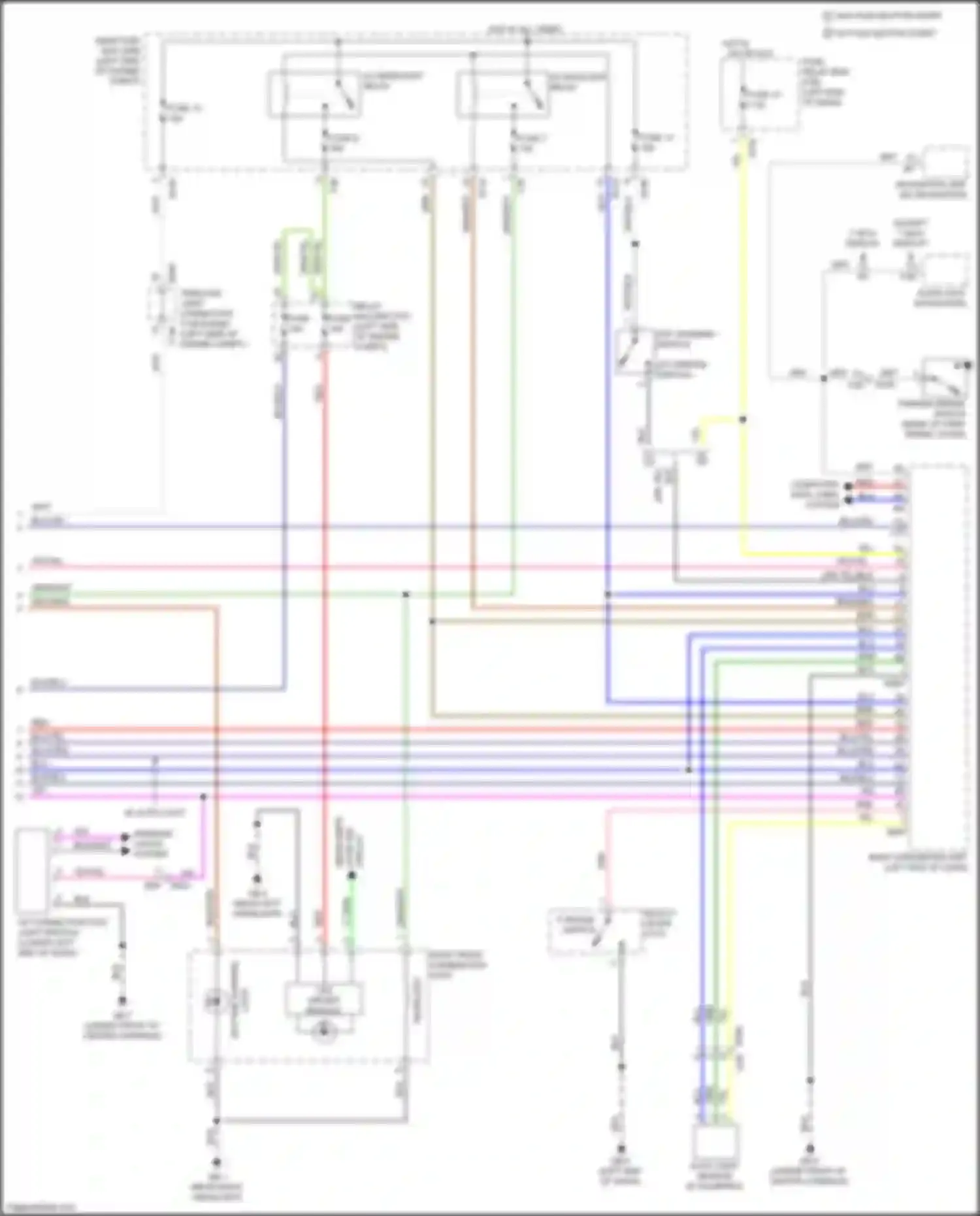 Wiring diagram key warning switch for Subaru WRX STI VA facelift (2016-2021) (3 of 9)
