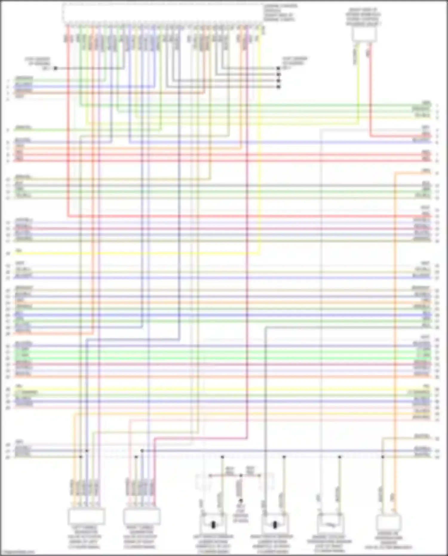 Wiring diagram left tumble generator for Subaru WRX STI VA facelift (2016-2021) (1 of 1)