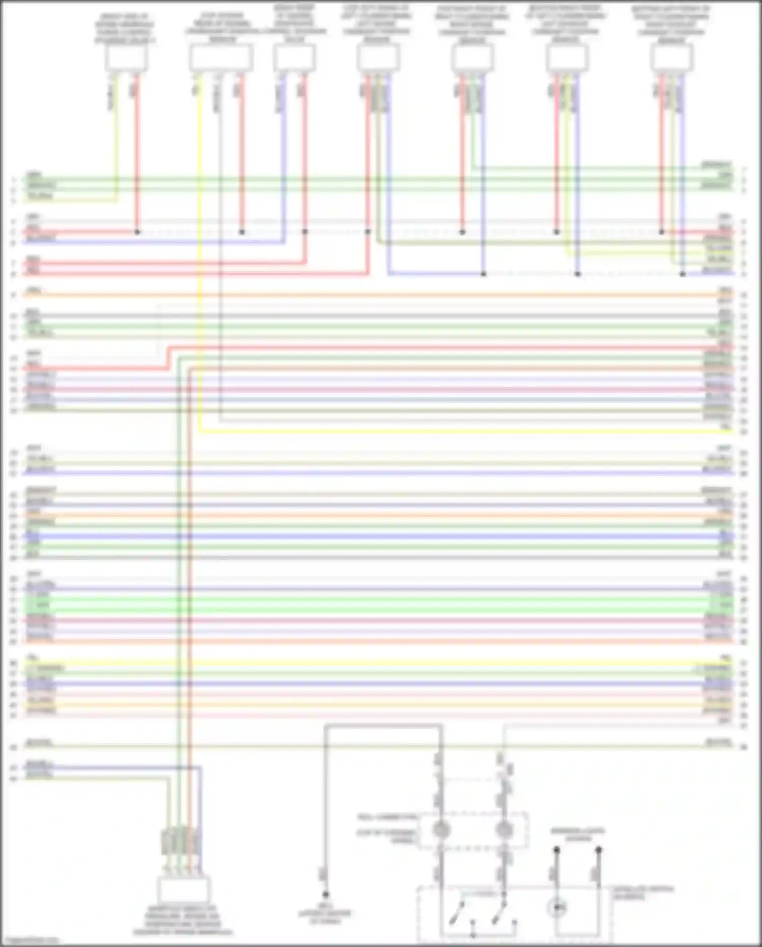 Wiring diagram manifold absolute pressure, intake air temperature sensor for Subaru WRX STI VA facelift (2016-2021) (1 of 1)