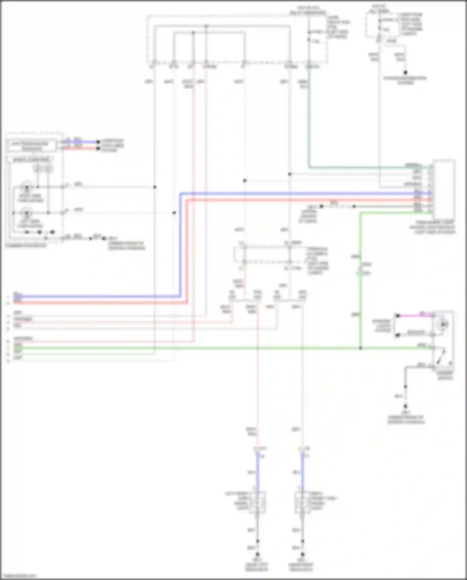 Wiring diagram micro computer for Subaru WRX STI VA facelift (2016-2021) (2 of 8)