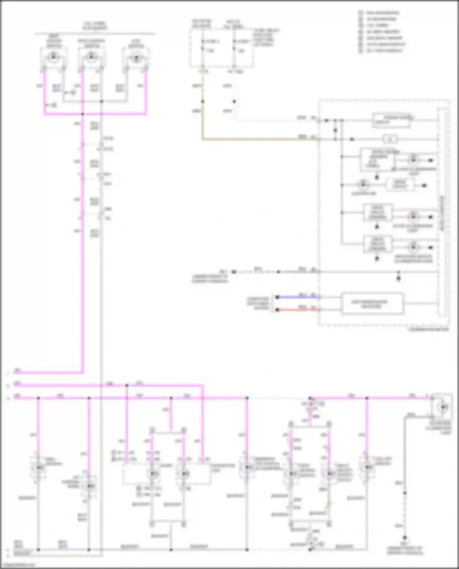 Wiring diagram micro computer for Subaru WRX STI VA facelift (2016-2021) (5 of 8)