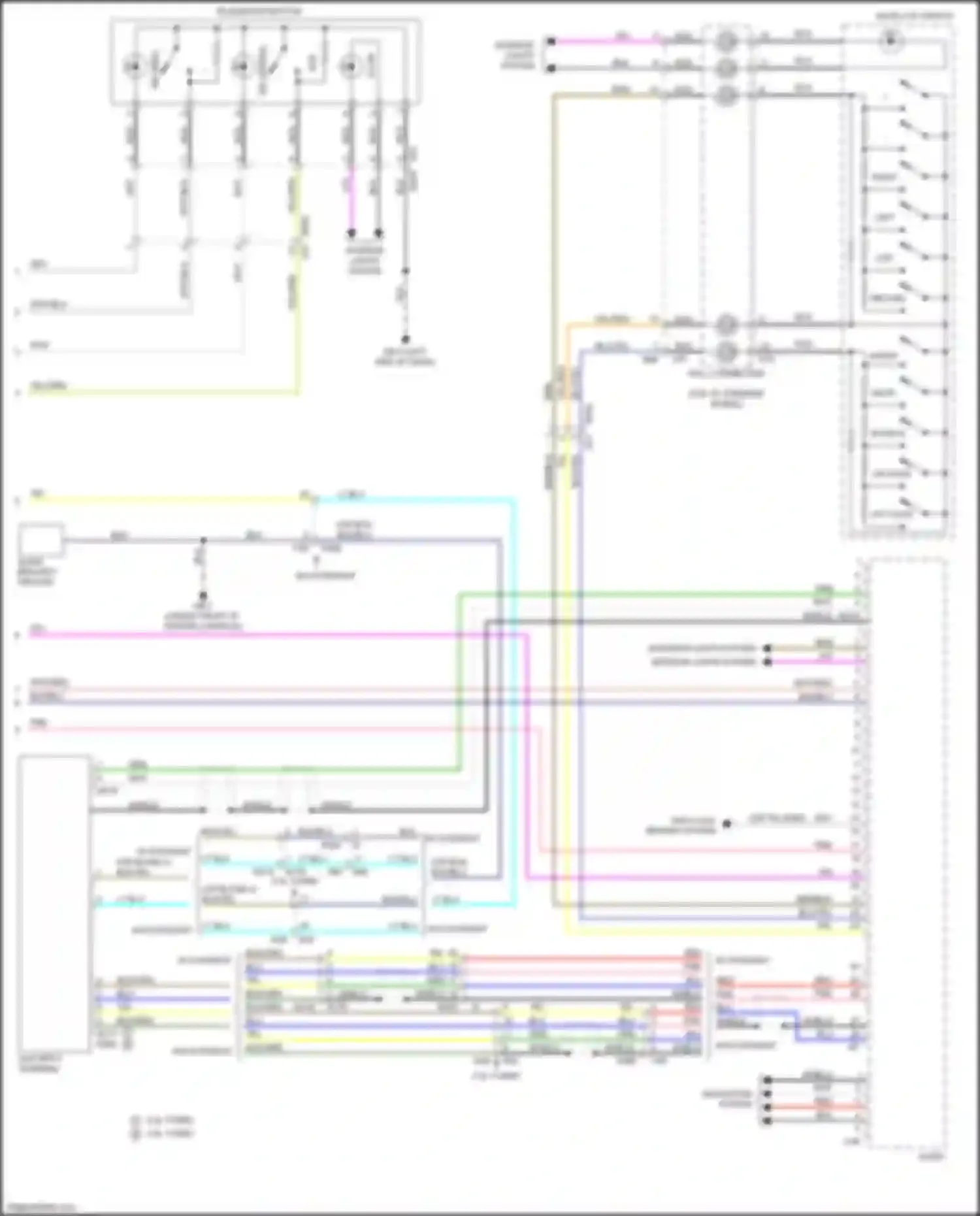 Wiring diagram navigation system for Subaru WRX STI VA facelift (2016-2021) (8 of 8)