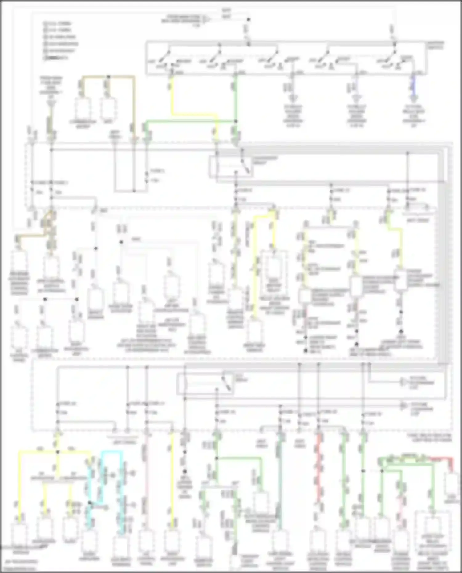 Wiring diagram occupant detection control module for Subaru WRX STI VA facelift (2016-2021) (1 of 2)