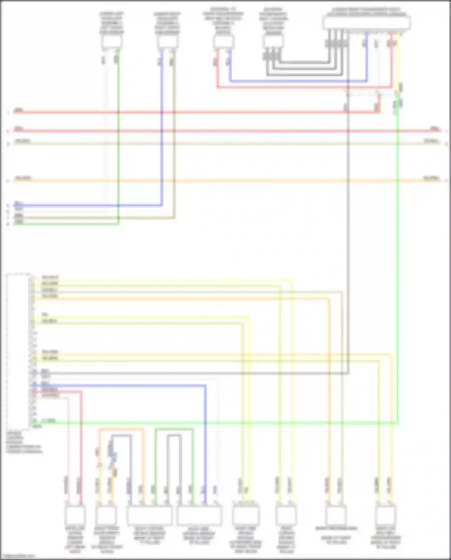 Wiring diagram occupant detection sensor for Subaru WRX STI VA facelift (2016-2021) (1 of 1)