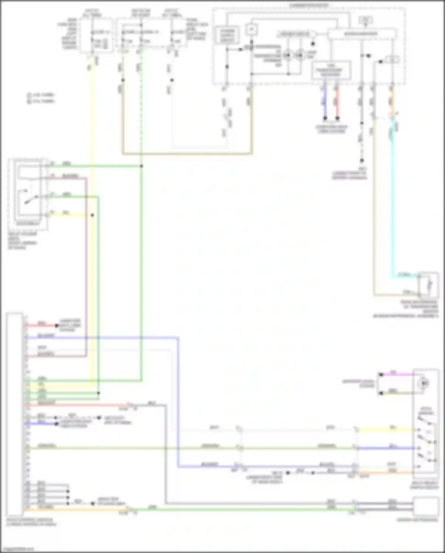 Wiring diagram rear differential oil temperature sensor for Subaru WRX STI VA facelift (2016-2021) (1 of 2)