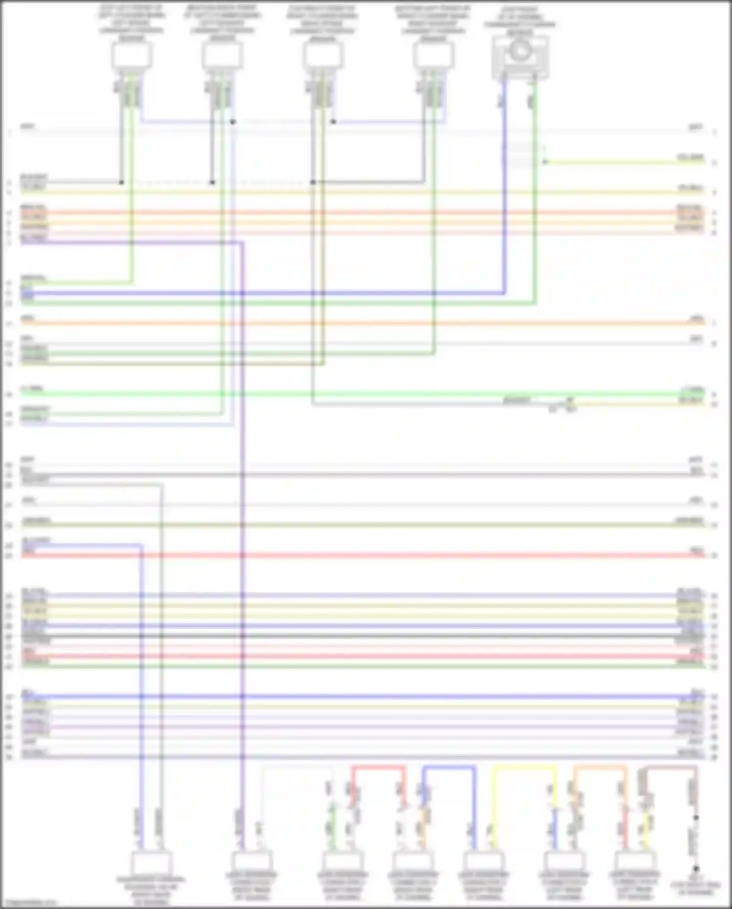 Wiring diagram right intake camshaft position sensor for Subaru WRX STI VA facelift (2016-2021) (2 of 2)