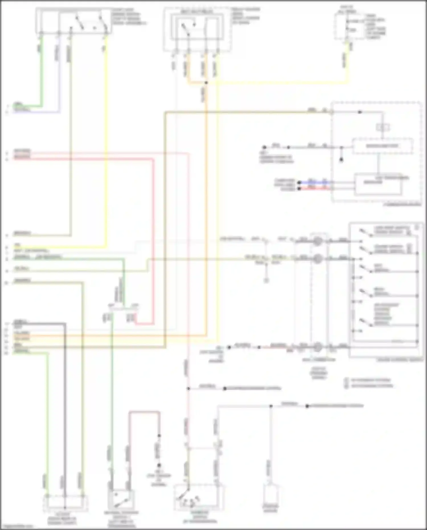 Wiring diagram w/ eyesight system w/o eyesight system for Subaru WRX STI VA facelift (2016-2021) (1 of 1)
