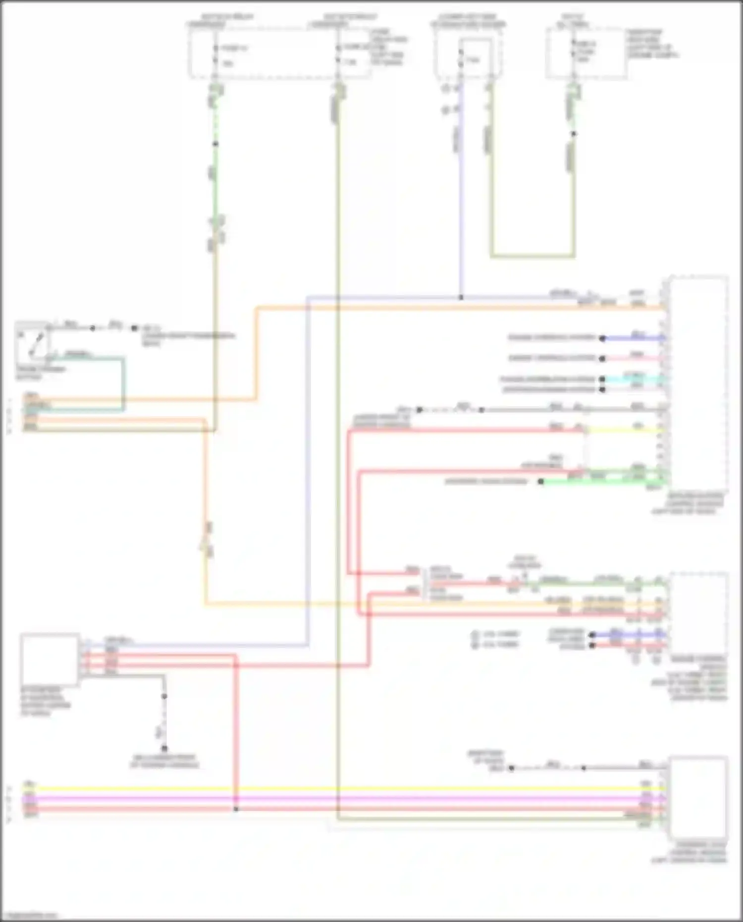 Wiring diagram w/ id code box for Subaru WRX STI VA facelift (2016-2021) (1 of 3)