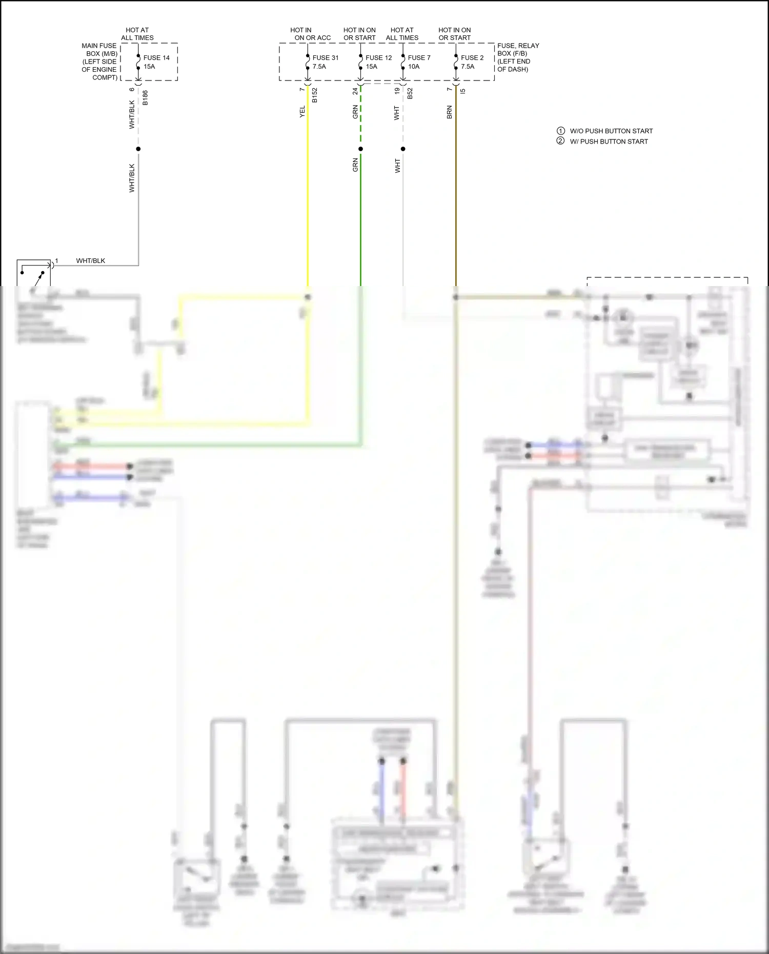Subaru WRX VA facelift (2016-2021) computer data lines system wiring diagram  (56 of 65)