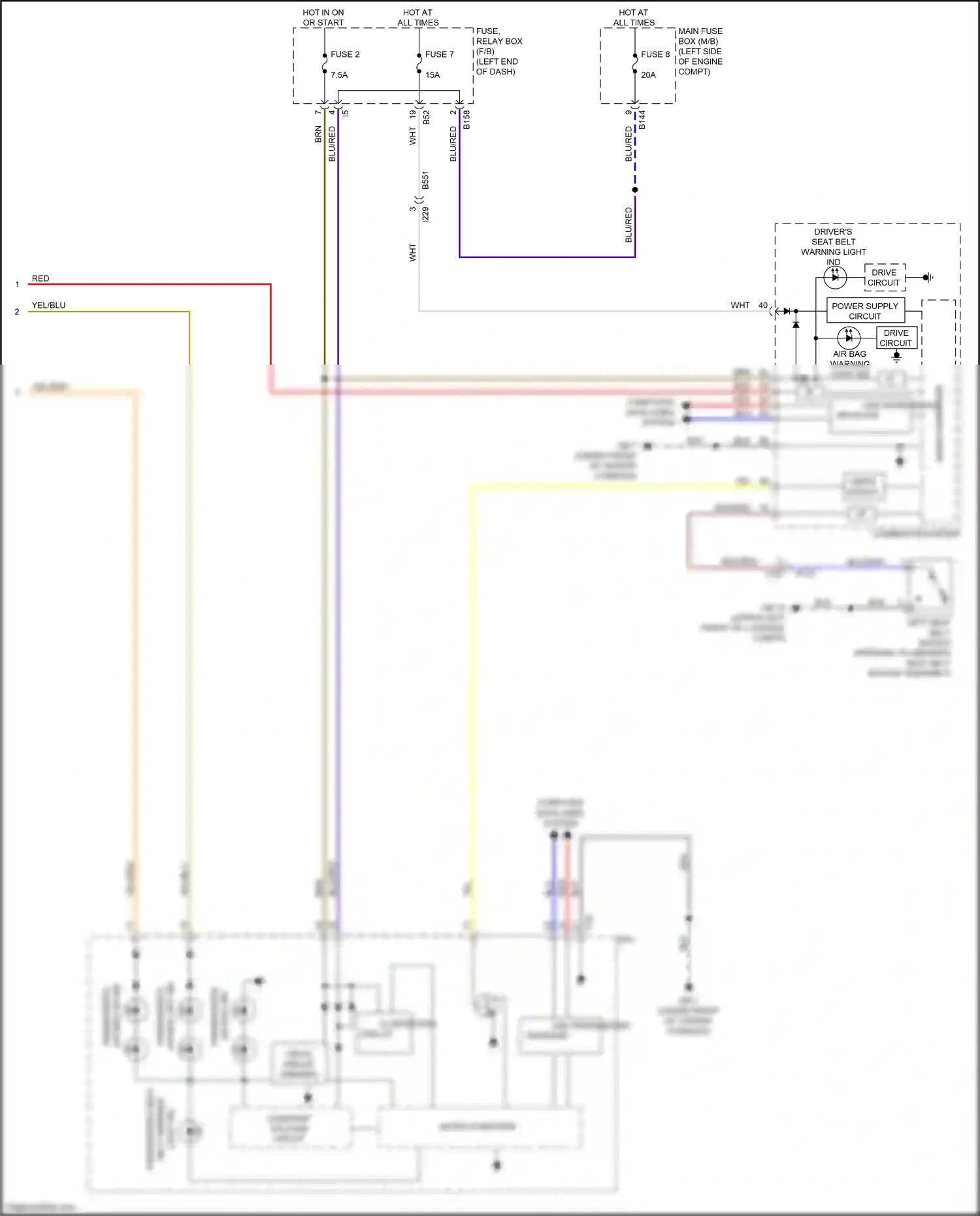 Subaru WRX VA facelift (2016-2021) computer data lines system wiring diagram  (10 of 65)