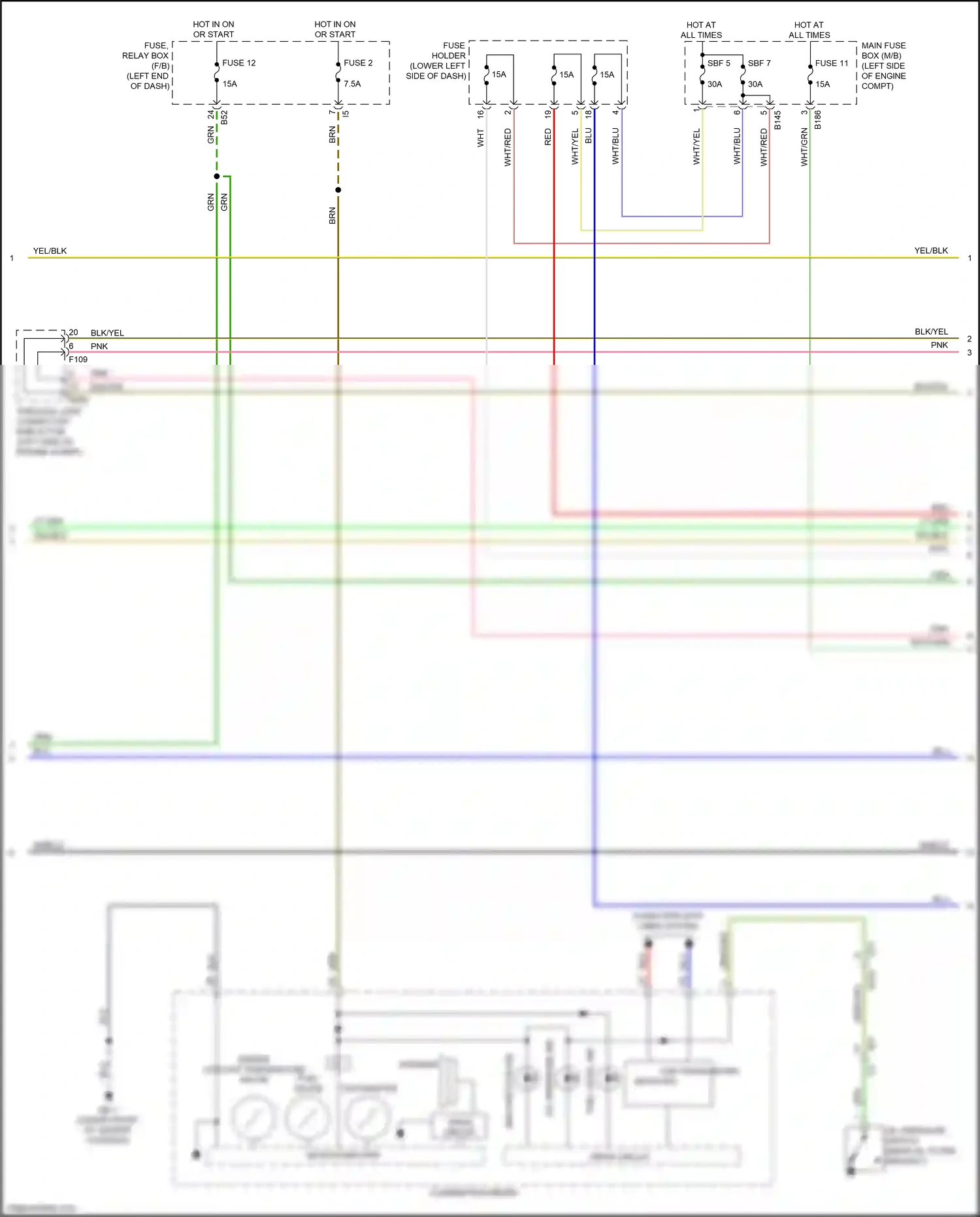 Subaru WRX VA facelift (2016-2021) computer data lines system wiring diagram  (60 of 65)