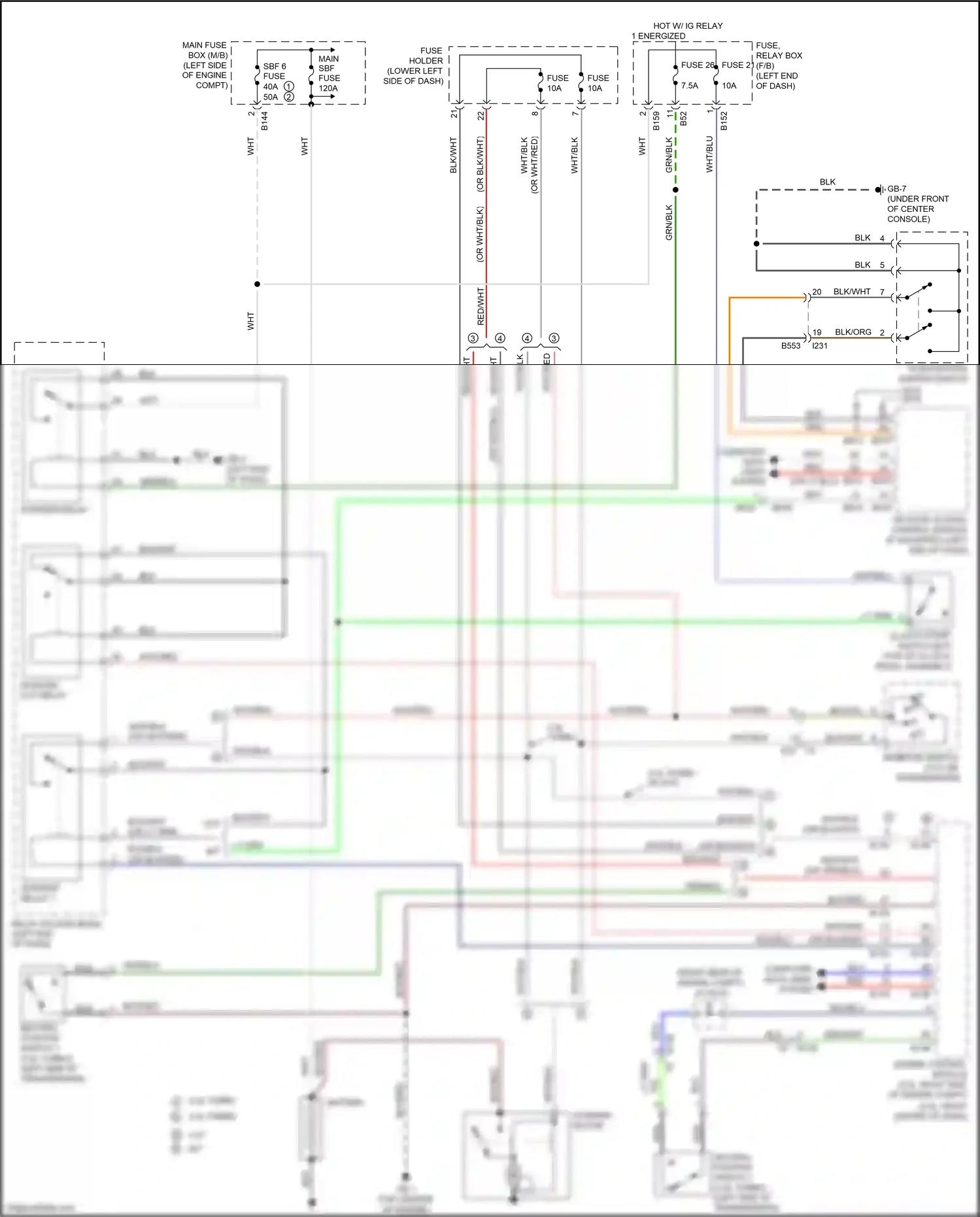 Subaru WRX VA facelift (2016-2021) keyless access control module wiring diagram  (10 of 13)