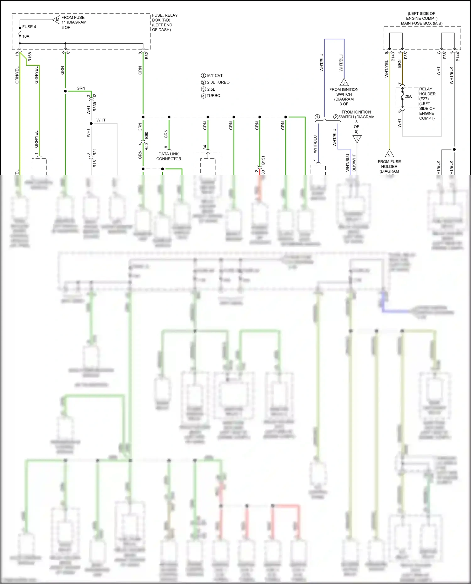 Subaru WRX VA facelift (2016-2021) tpms, keyless entry control module wiring diagram  (6 of 11)
