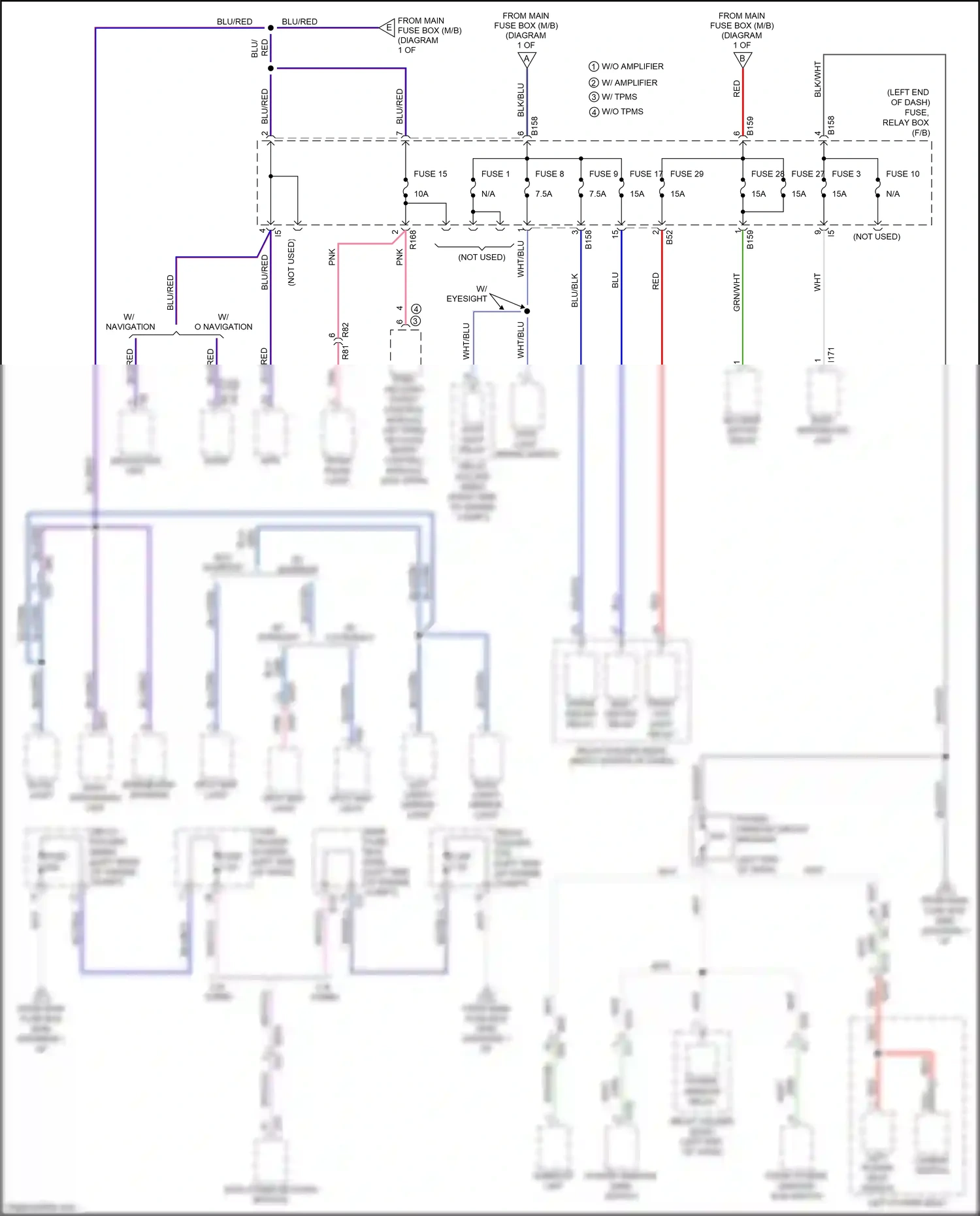 Subaru WRX VA facelift (2016-2021) tpms, keyless entry control module wiring diagram  (5 of 11)