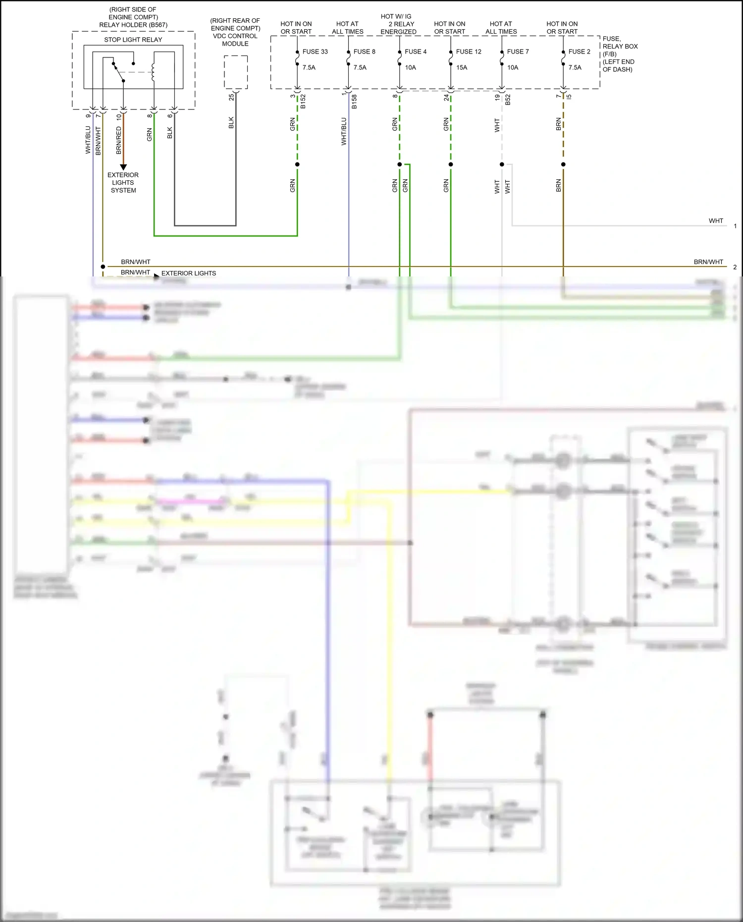 Subaru WRX VA facelift (2016-2021) vdc control module wiring diagram  (3 of 16)