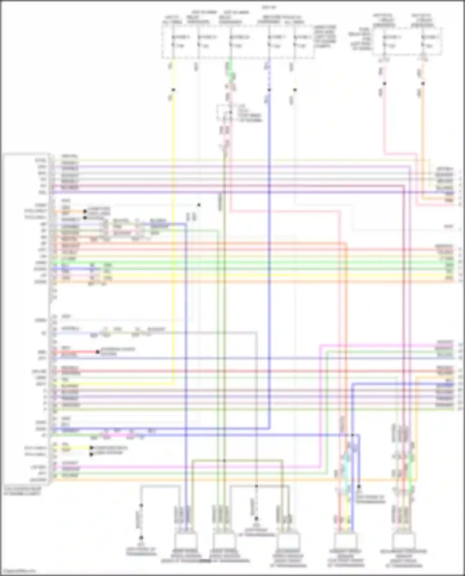 Wiring diagram blu/blk for Subaru WRX VB (2021-2024) (2 of 4)
