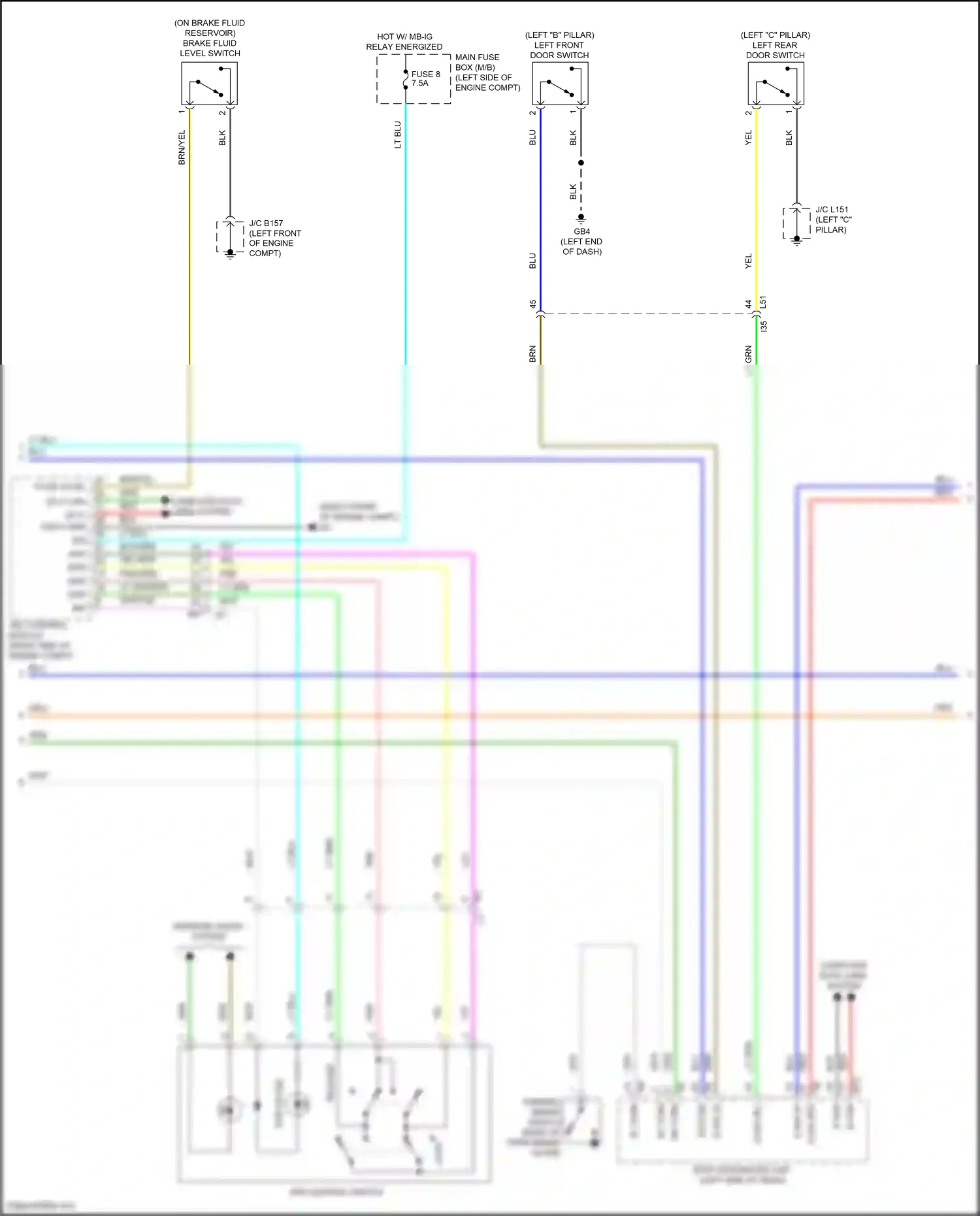 Subaru WRX VB (2021-2024) computer data lines system wiring diagram  (8 of 73)