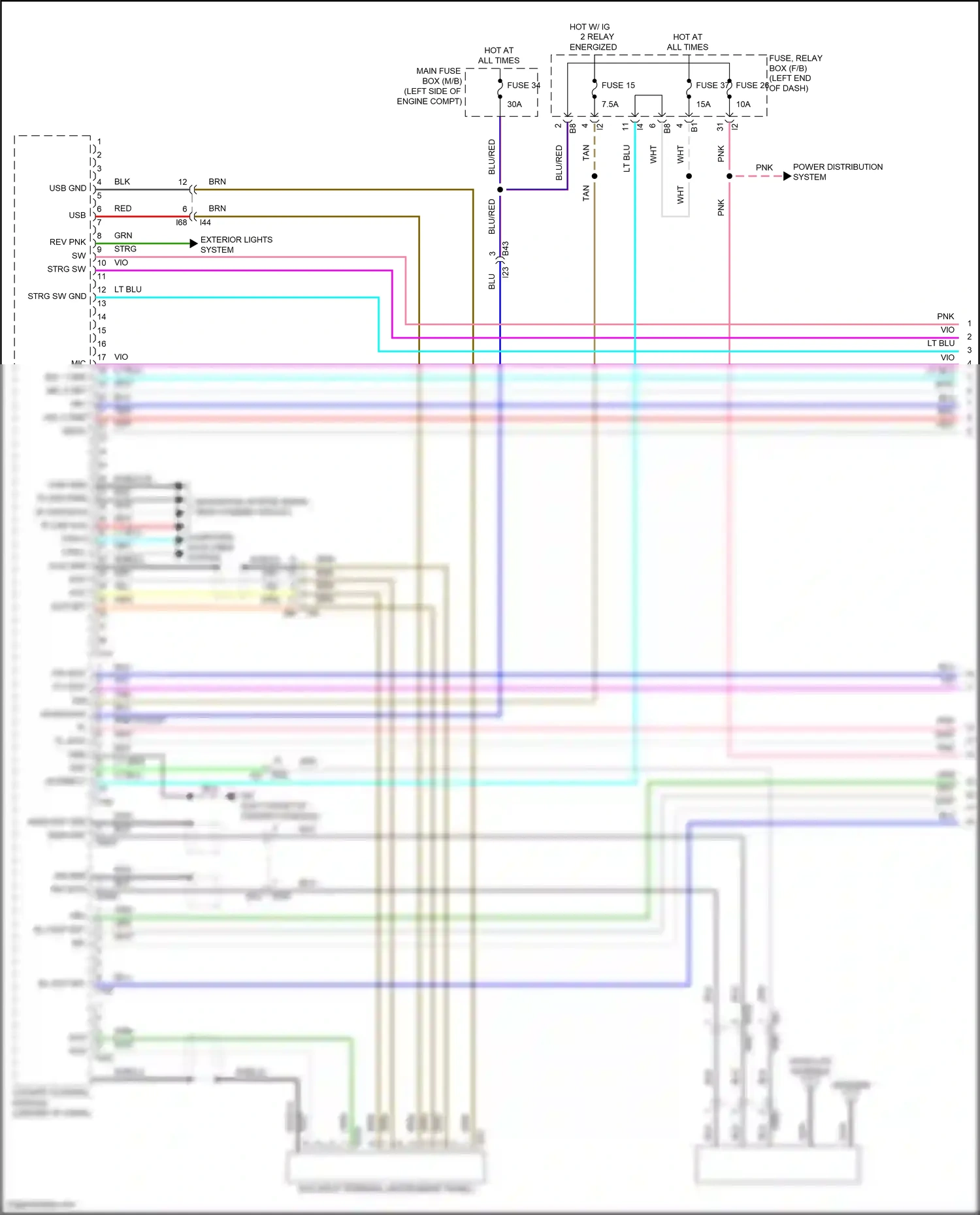 Subaru WRX VB (2021-2024) computer data lines system wiring diagram  (26 of 73)