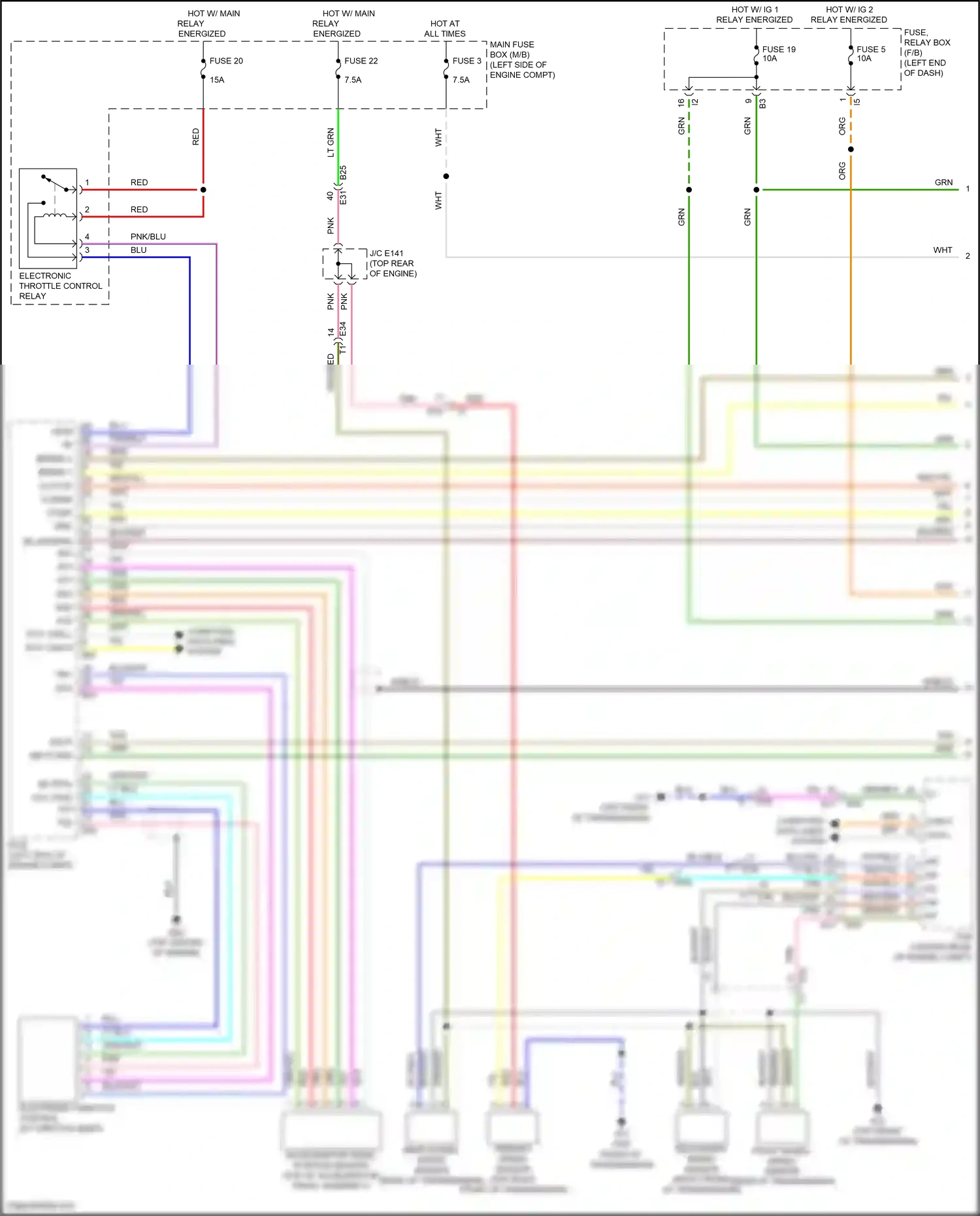 Subaru WRX VB (2021-2024) computer data lines system wiring diagram  (52 of 73)