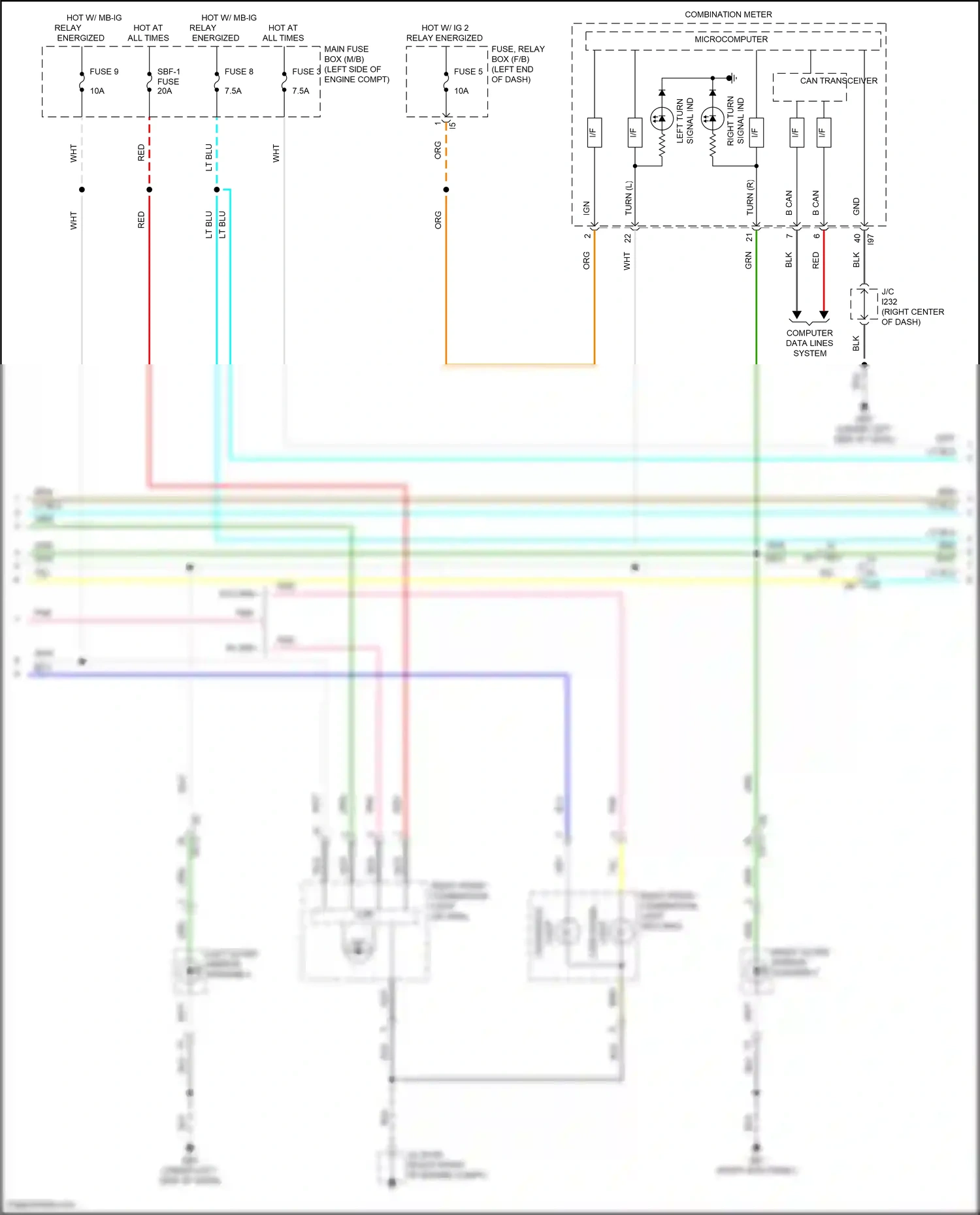 Subaru WRX VB (2021-2024) computer data lines system wiring diagram  (13 of 73)